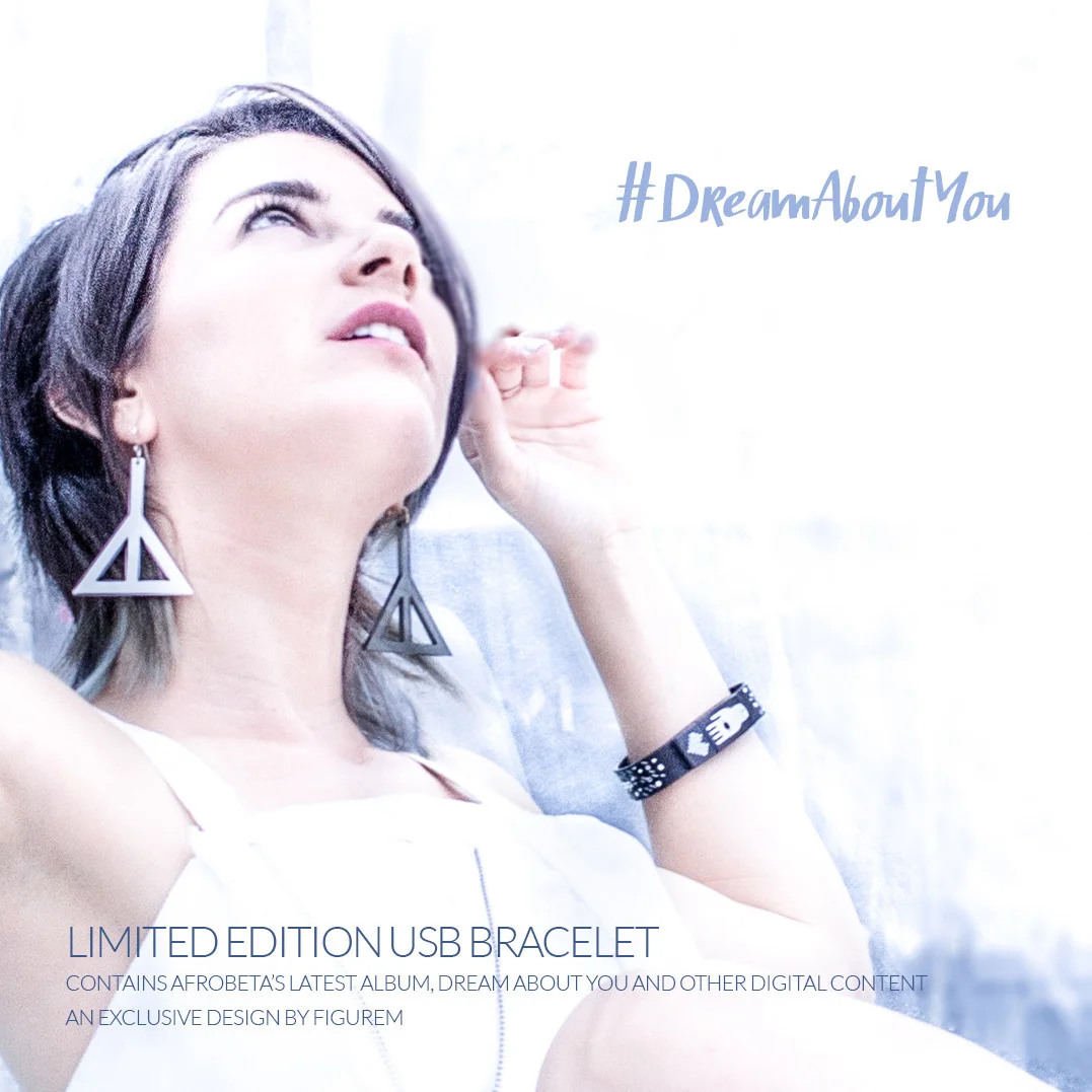 Ready for some arm candy? How about some new tunes? You can have both with our new album “Dream About You”. It’s available now as a USB bracelet with a limited edition design by FigureM. We are really excited about this; it’s 2Gs chock full of new music, exclusive remixes, vids & more.
Purchase a Limited Edition USB Here!
Reusable, re-writable, and fashionable.
Limited Quantities available online.