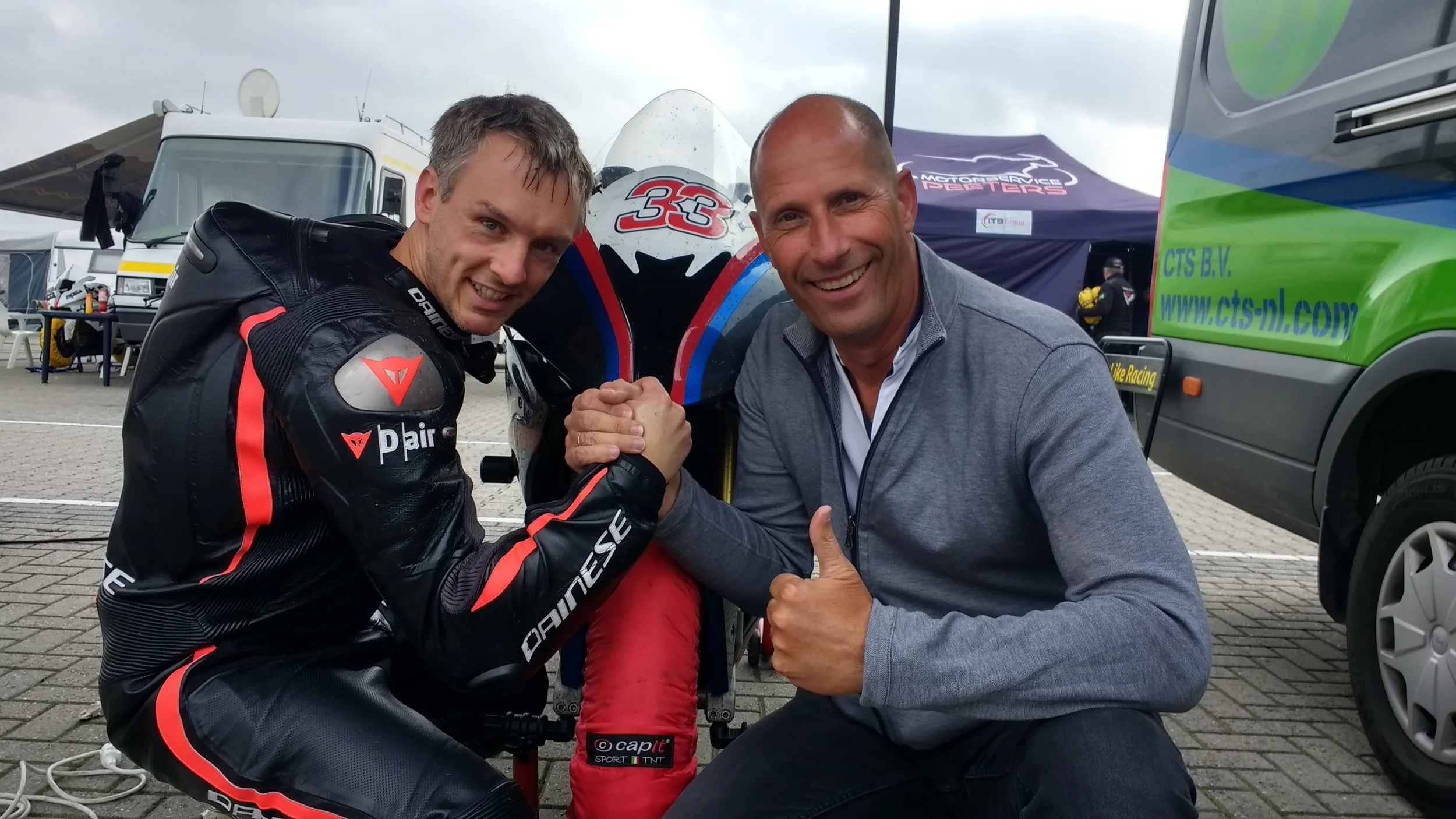 Wouter van Heyningen (l) en Leo van Nieuwenhuijzen(r)