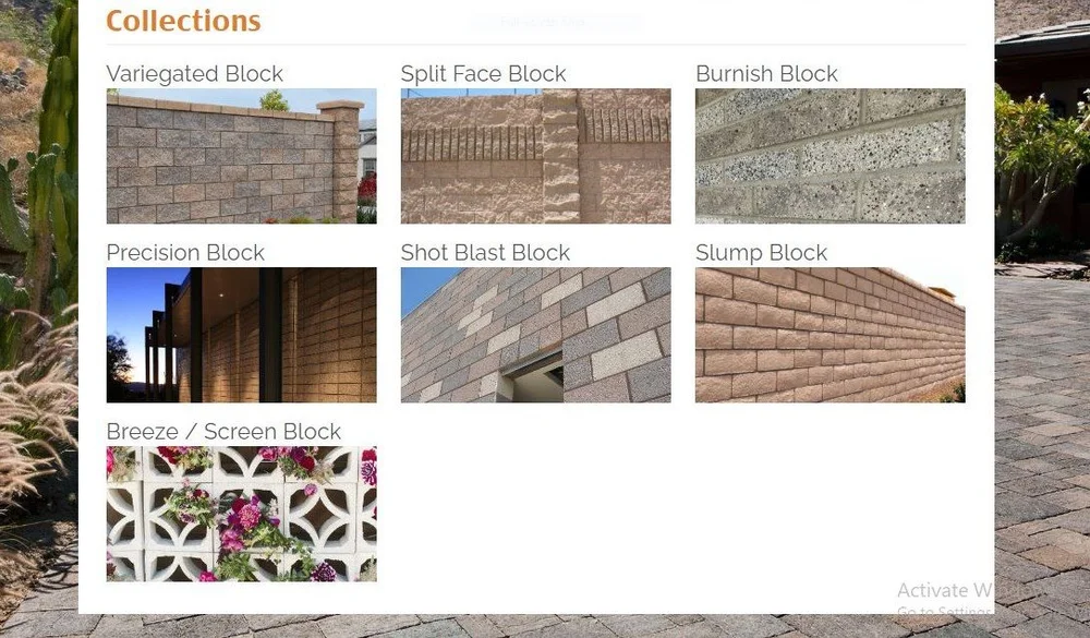 Block & Pavers — La Cadena Masonry Supplies Inc.