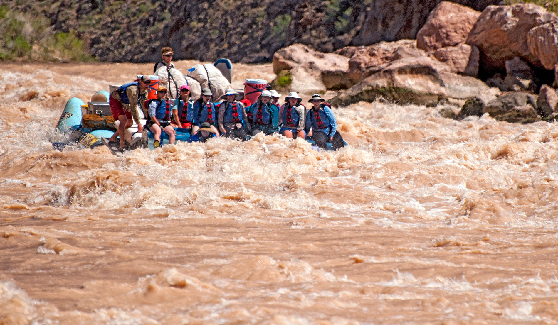 Submerged Front of Raft.JPG