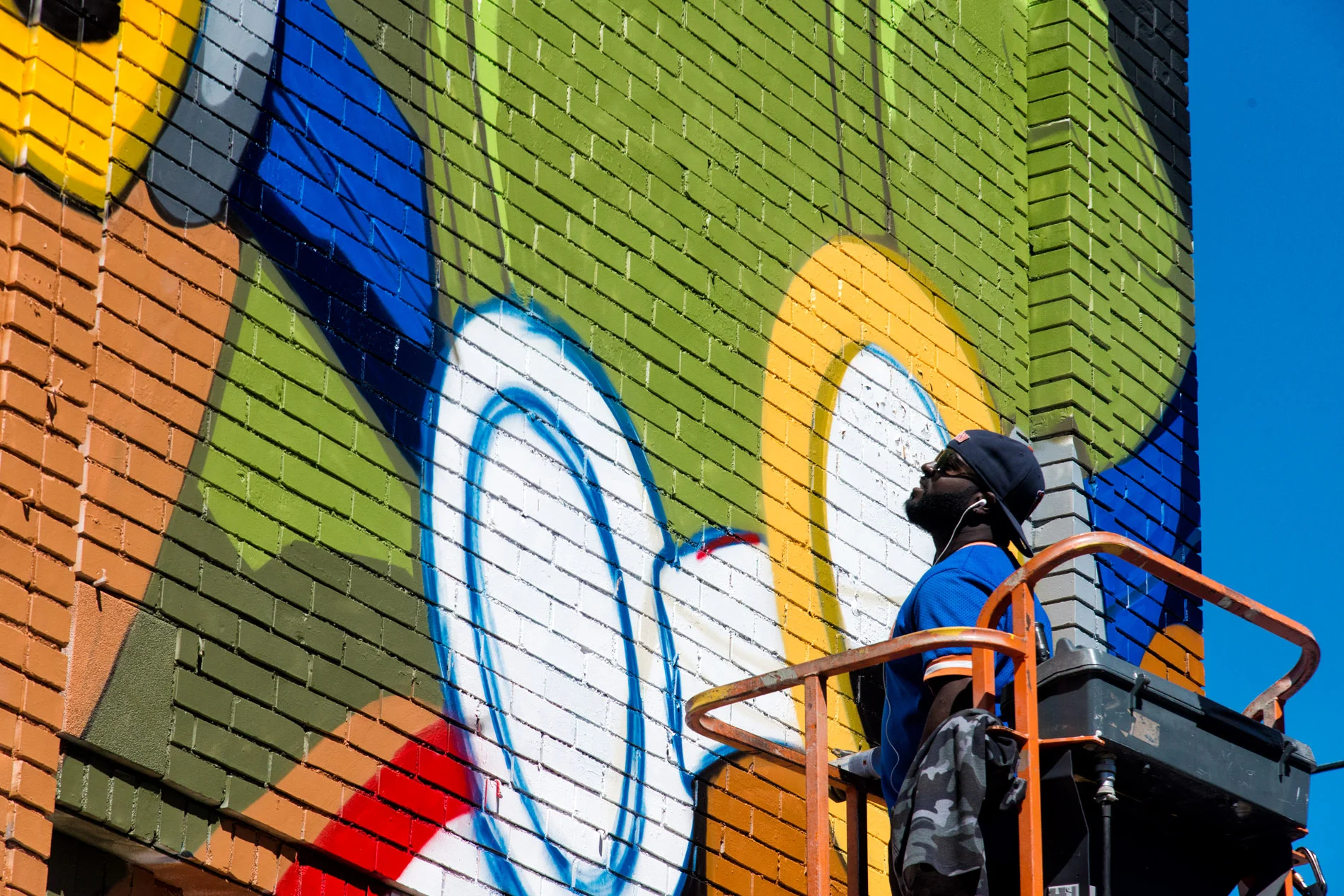 Checking Details in Sunny Detroit.JPG