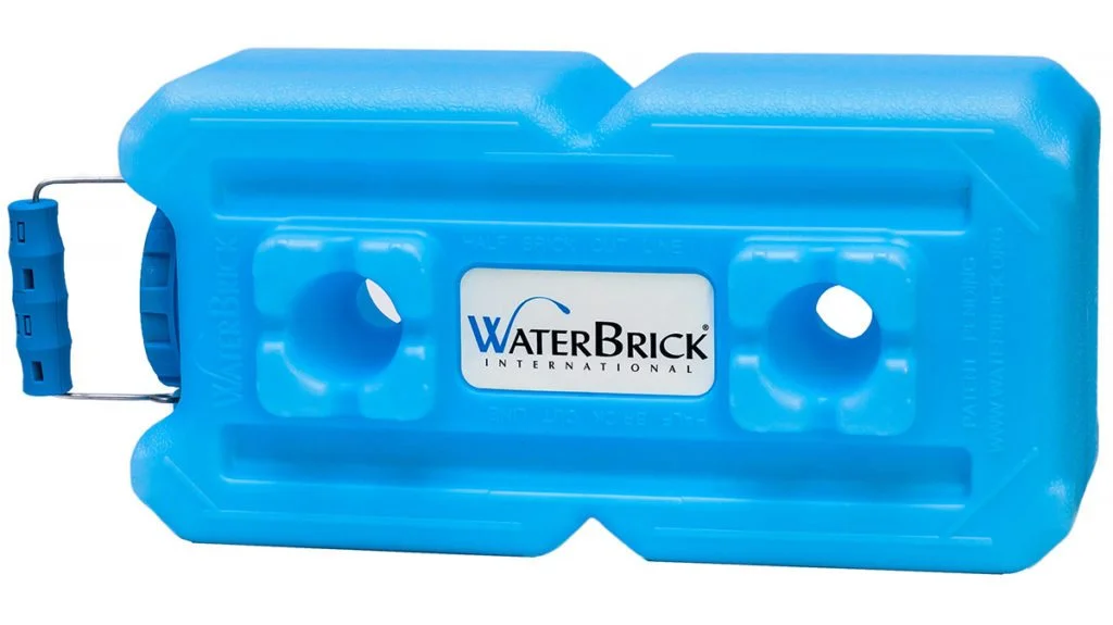 Waterbricks aren't cheap, but they stack well.