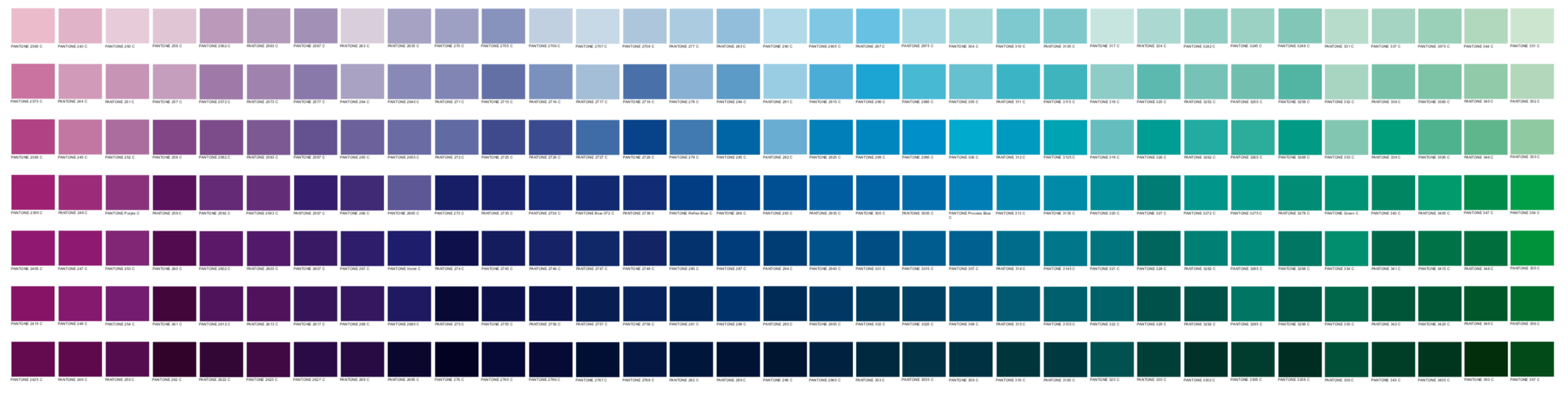 Pantone Color Cards