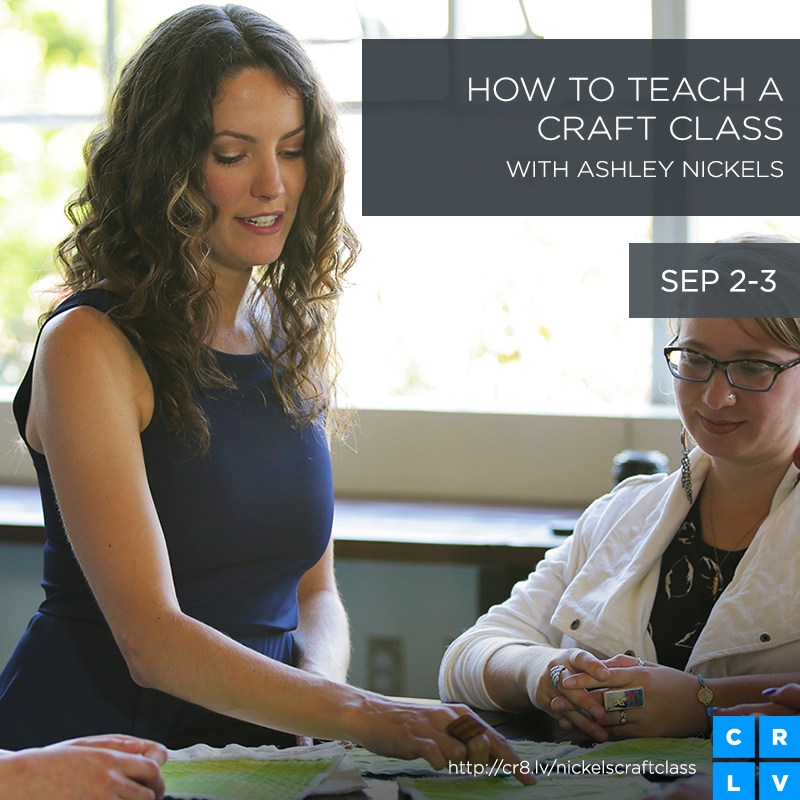 How to Teach a Craft Class CLive