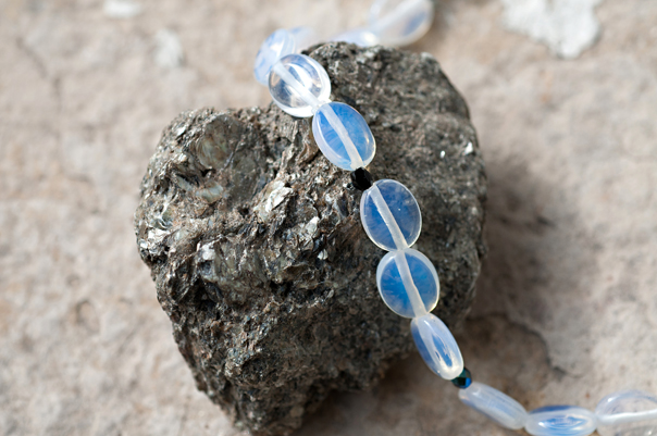  Sea opal and japanese seed beads  18”  $19.95 