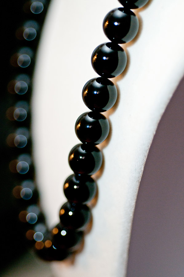  Black agate  18”  $34.95 