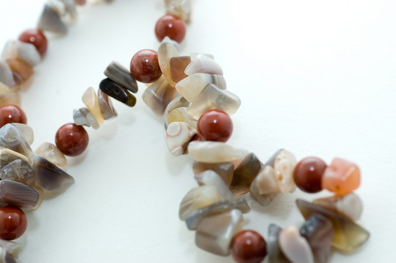  Botswana and Red Jade  20”  $26.95 