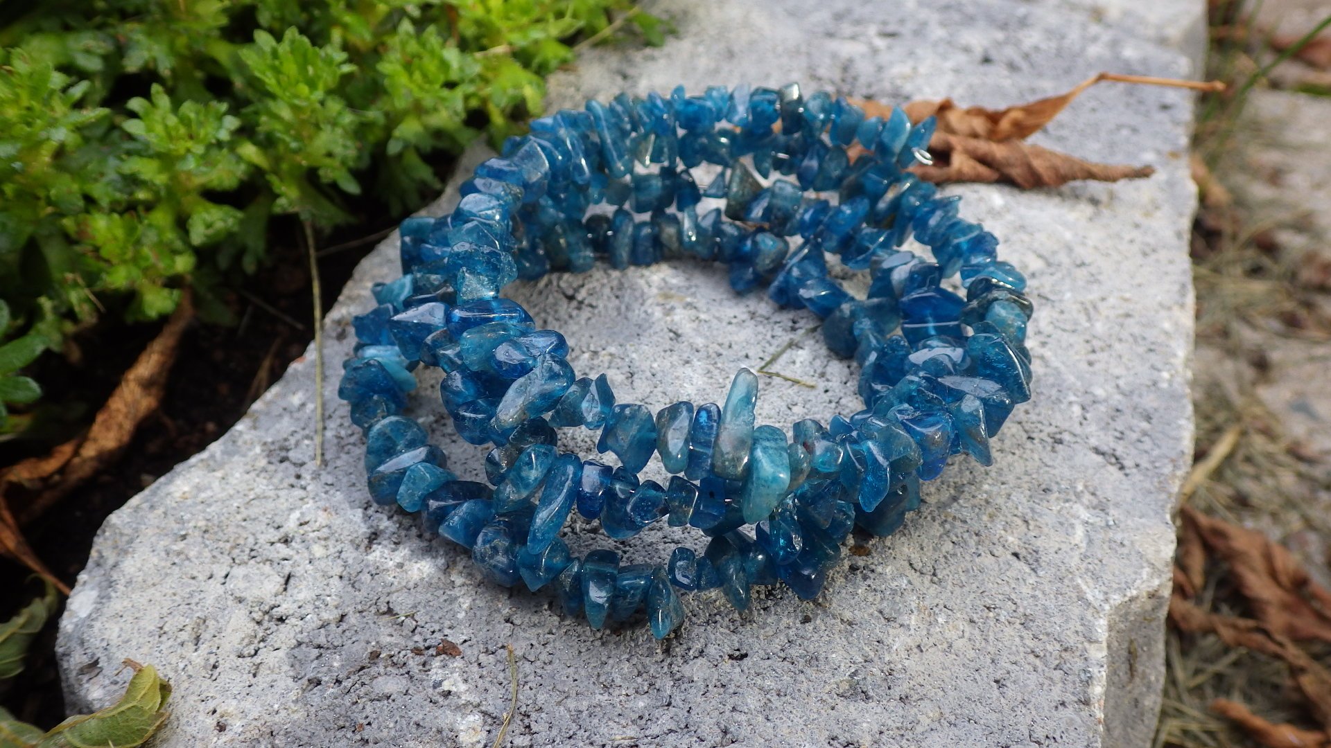  Blue/green quartz wrap bracelet  $19.95 