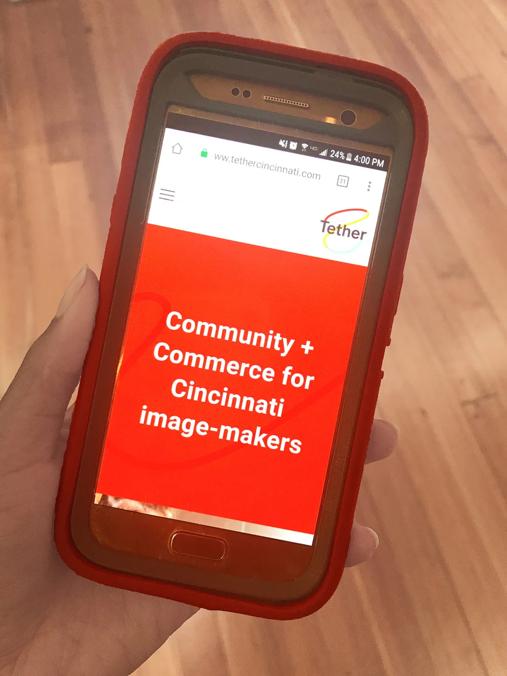 The new TetherCincinnati.com mobile site!