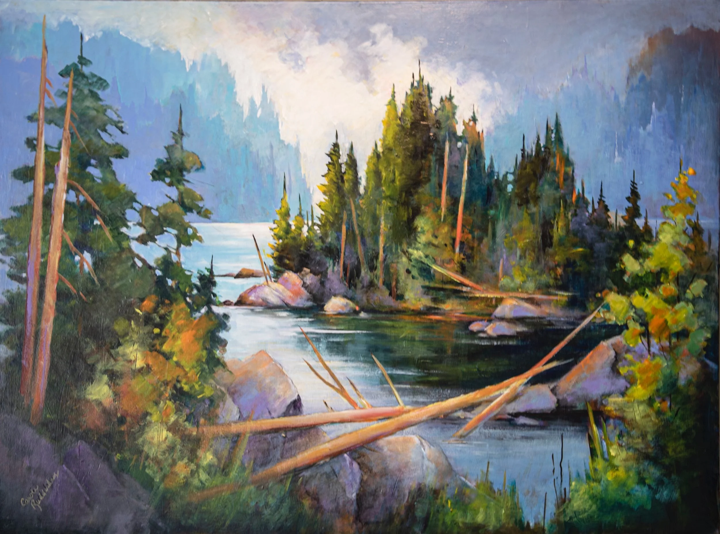 Island View 36" x 48". (For Sale)