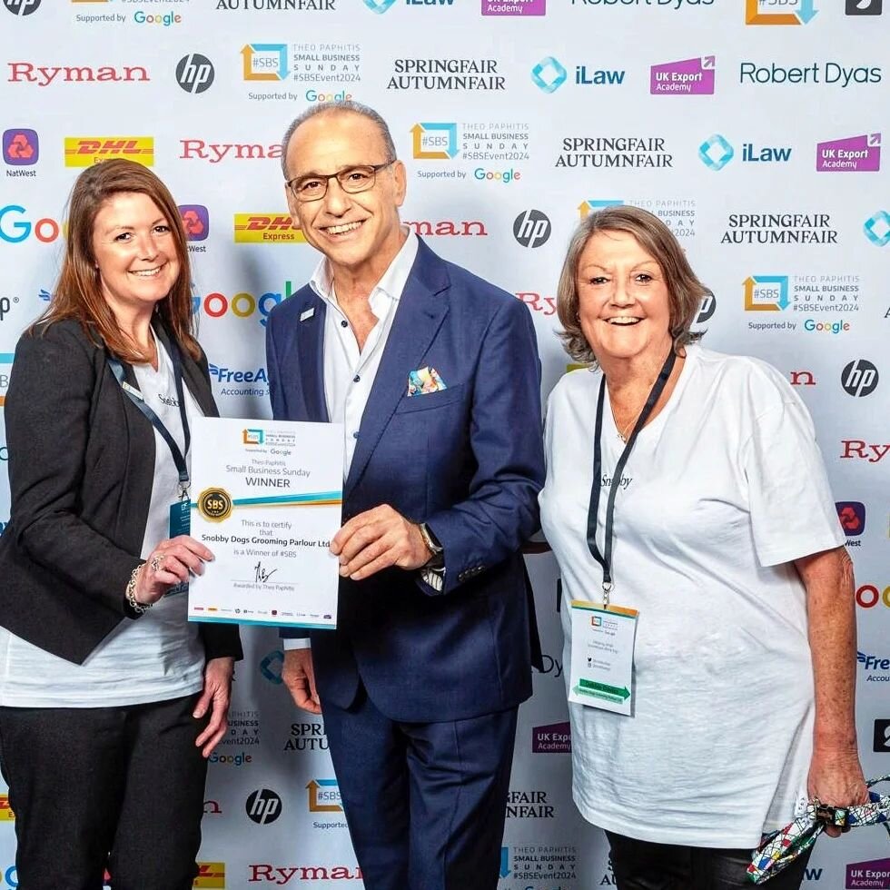 Our official #SBS photograph with @theopaphitis has arrived and our certificate will soon be proudly displayed in the salon. 
What a fantastic event to experience with so many amazing small businesses. Thank you @theopaphitis and @thesbs_crew for sup