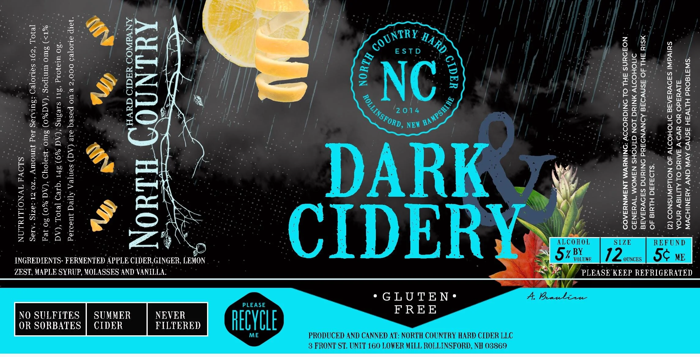 List of Ciders — North Country Hard Cider