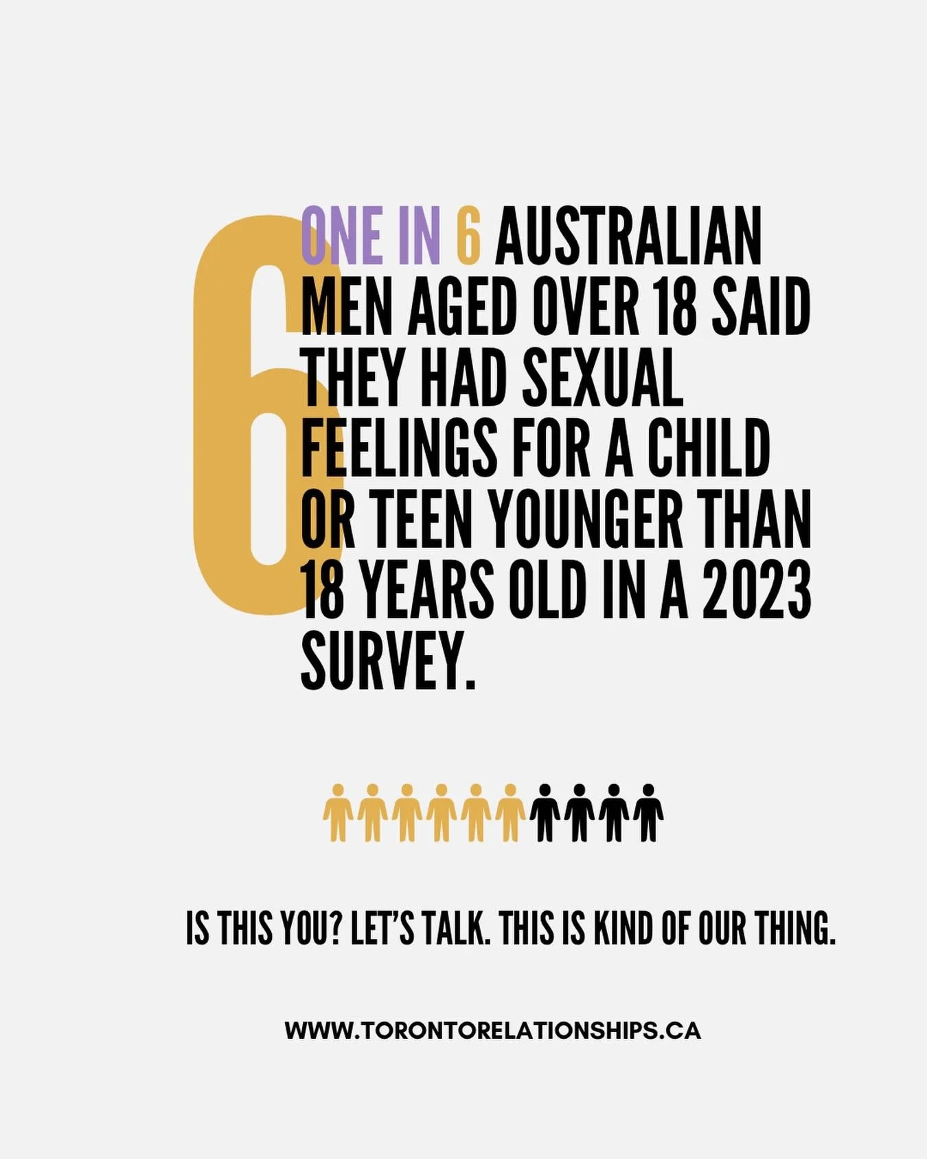 The largest study of its kind ever undertaken globally, &ldquo;Identifying and understanding child sexual offending behaviour and attitudes among Australian men&rdquo; measured the prevalence of risk behaviours and attitudes regarding child sexual of