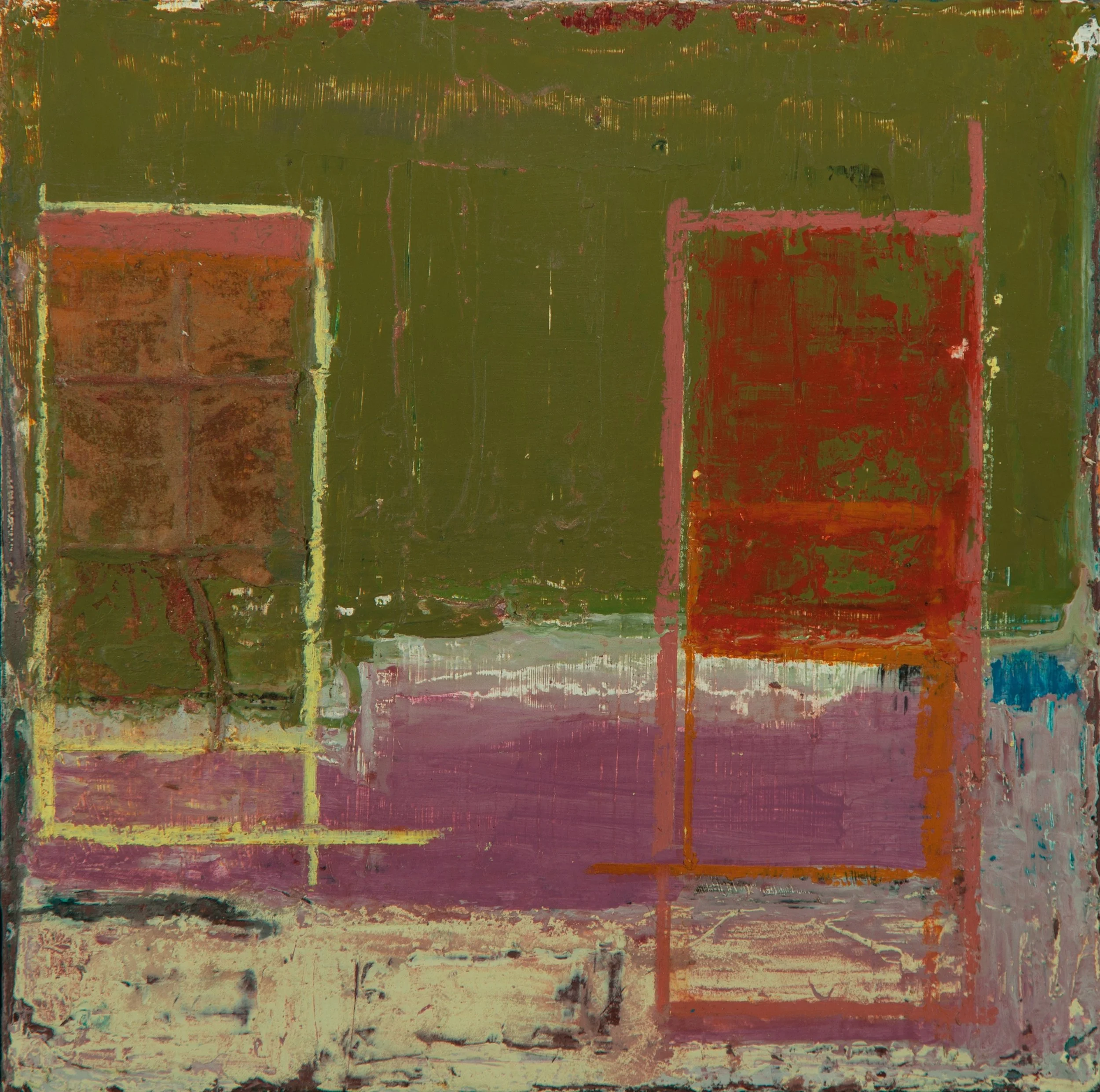 #1 Out There. Mixed Media on Canvas,2015 9.5” x 9.5”