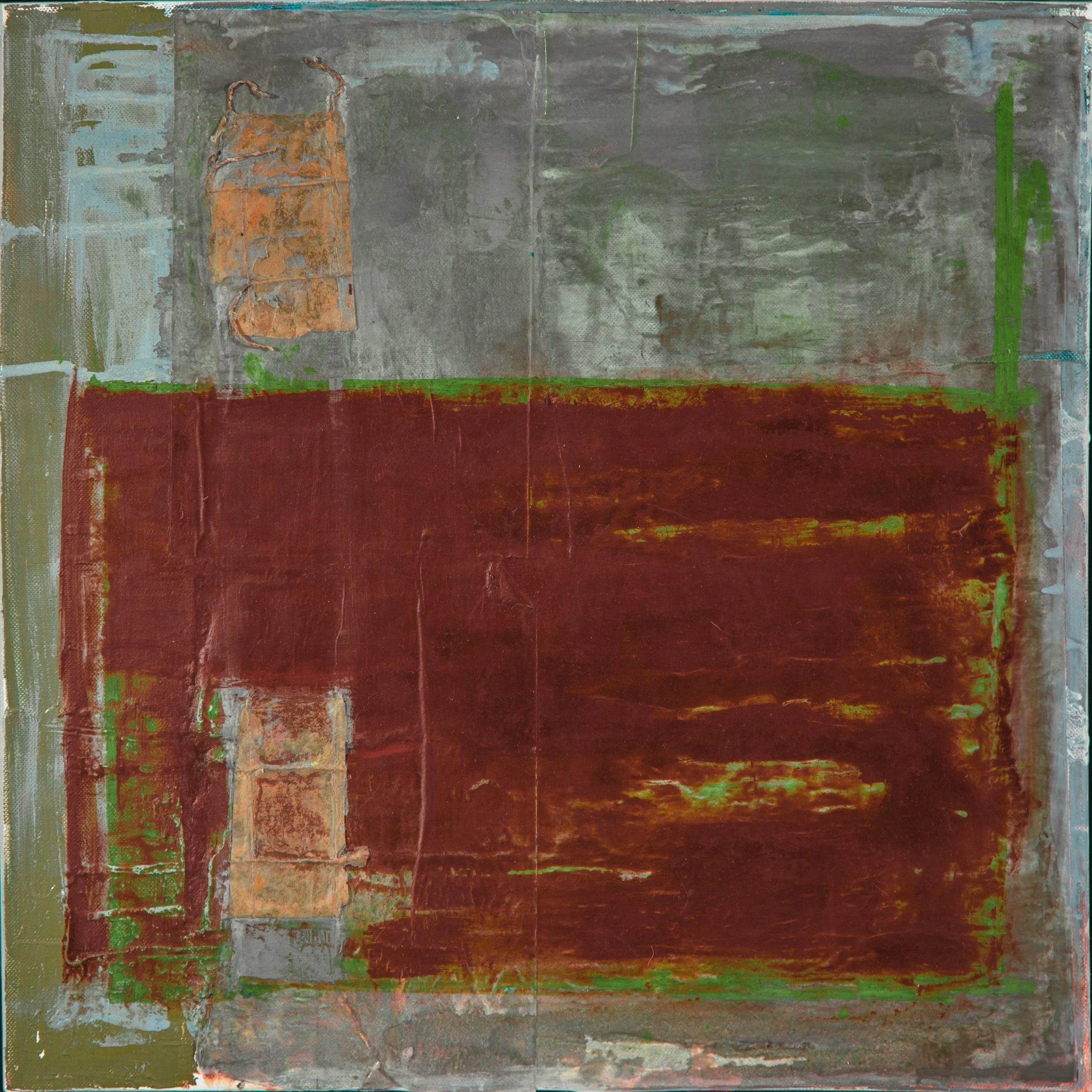 Under the Green, 2015. 20"x20"