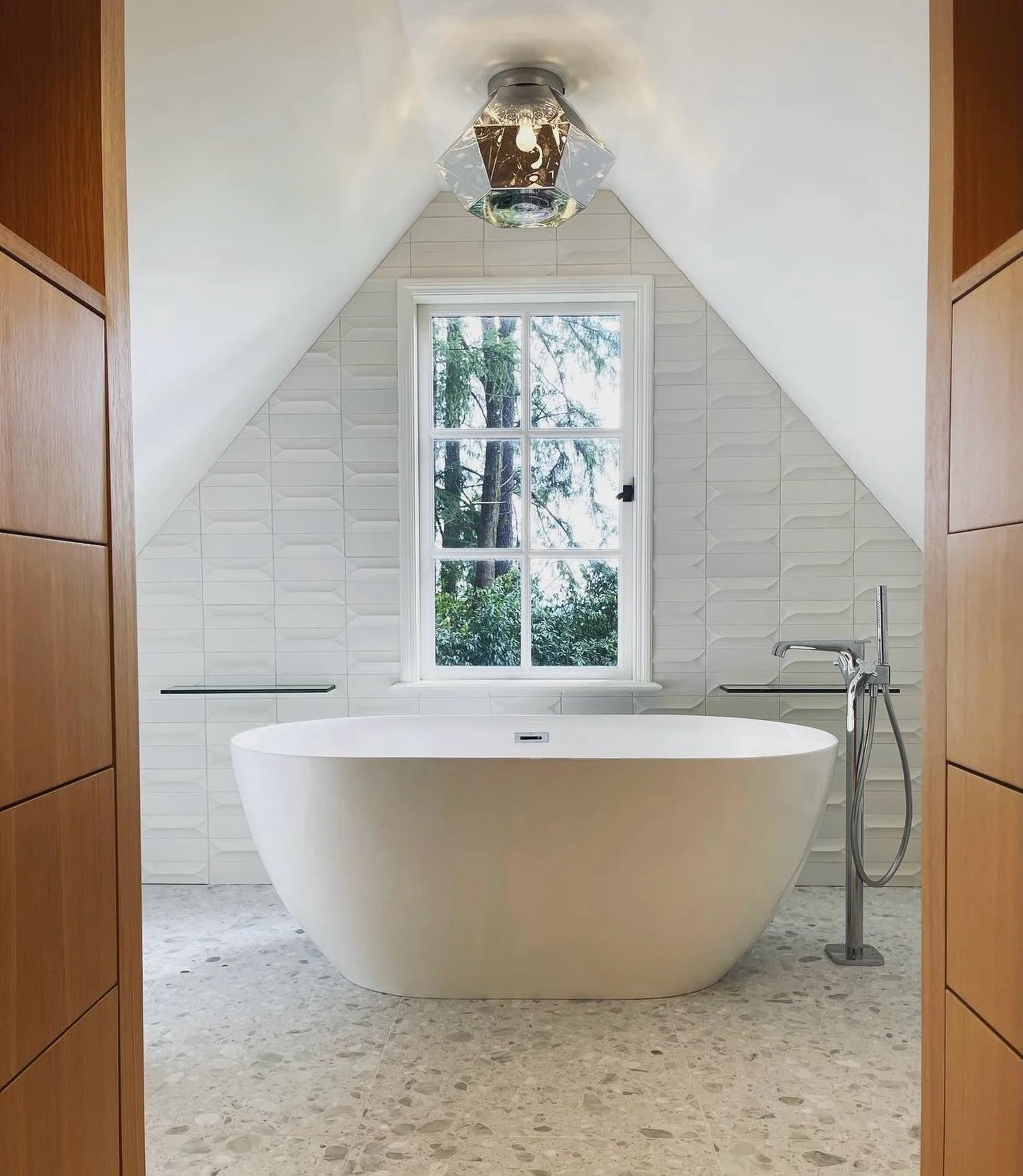 What was once a small, underutilized space is now a luxurious soaking tub retreat designed for relaxation, tranquility, and everyday indulgence. Thoughtful planning proves that even the smallest spaces can become a personal sanctuary.

#BathroomDesig