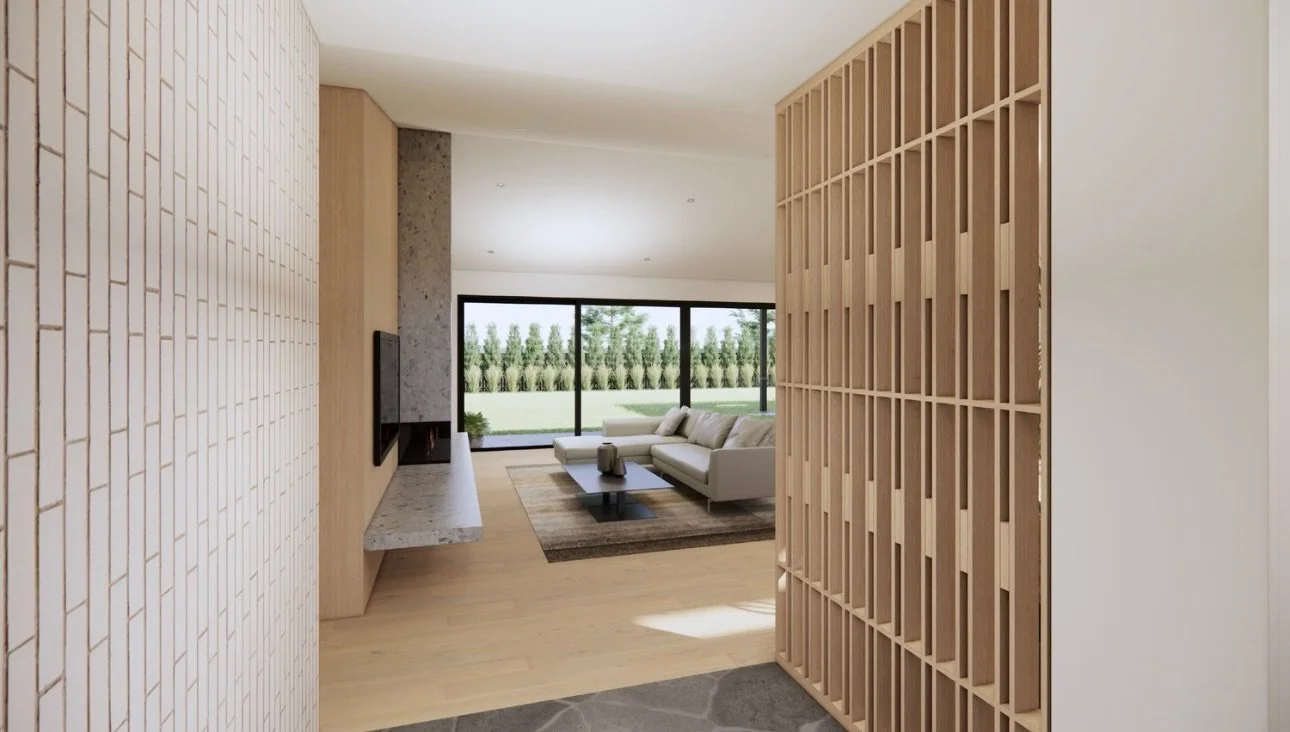 In Japanese design, the entry is more than a doorway. It&rsquo;s the beginning of the experience.

Layering texture and pattern creates depth, warmth, and a welcoming first impression.

Do you prefer a bold entry or a calm, understated one?

Architec