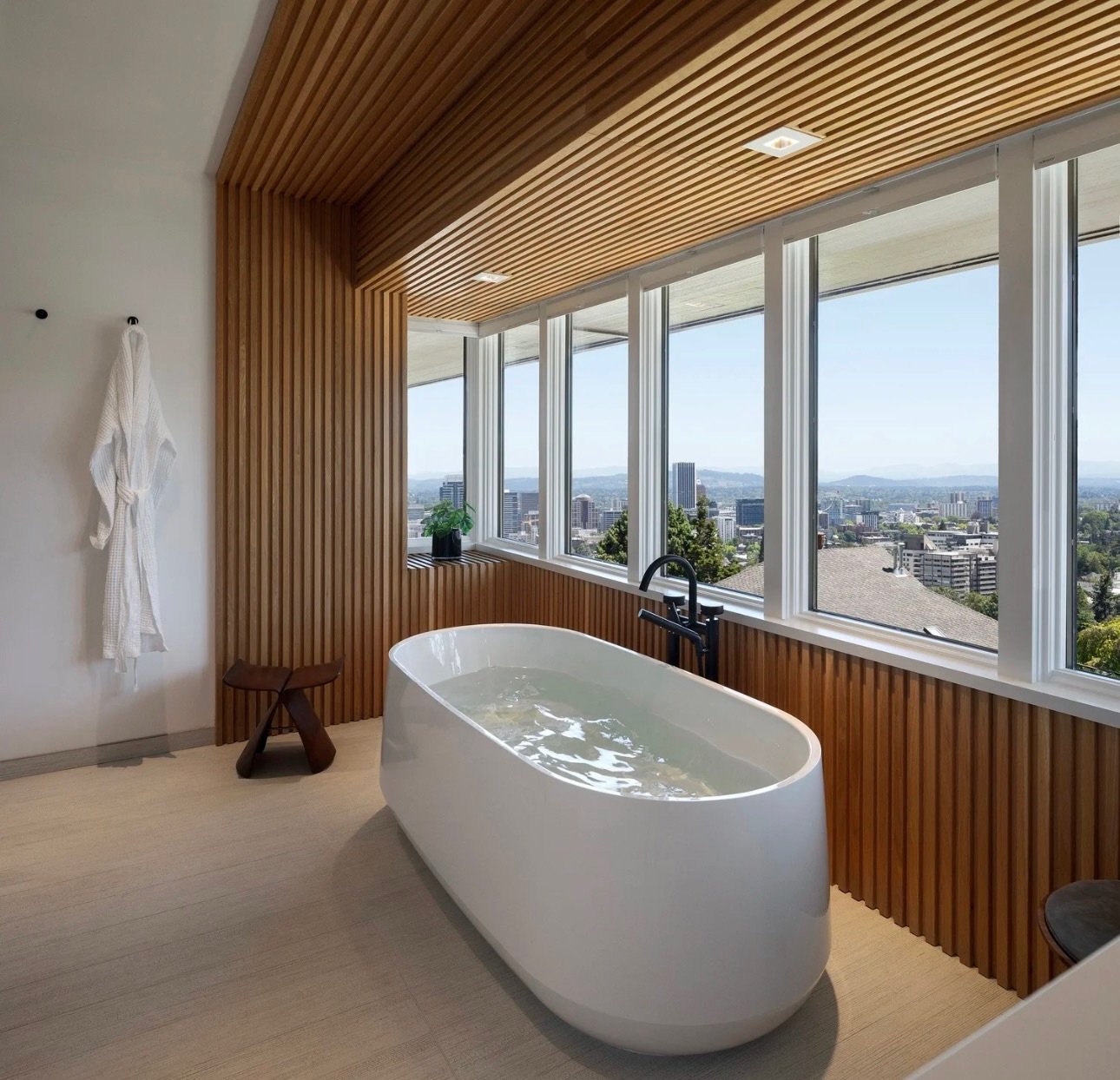 Luxury isn&rsquo;t just about what you see. It&rsquo;s about how a space makes you feel.

In this primary bathroom, warm natural wood creates a cocoon-like retreat, wrapping the room in quiet elegance and a sense of calm.

What makes a space feel lux