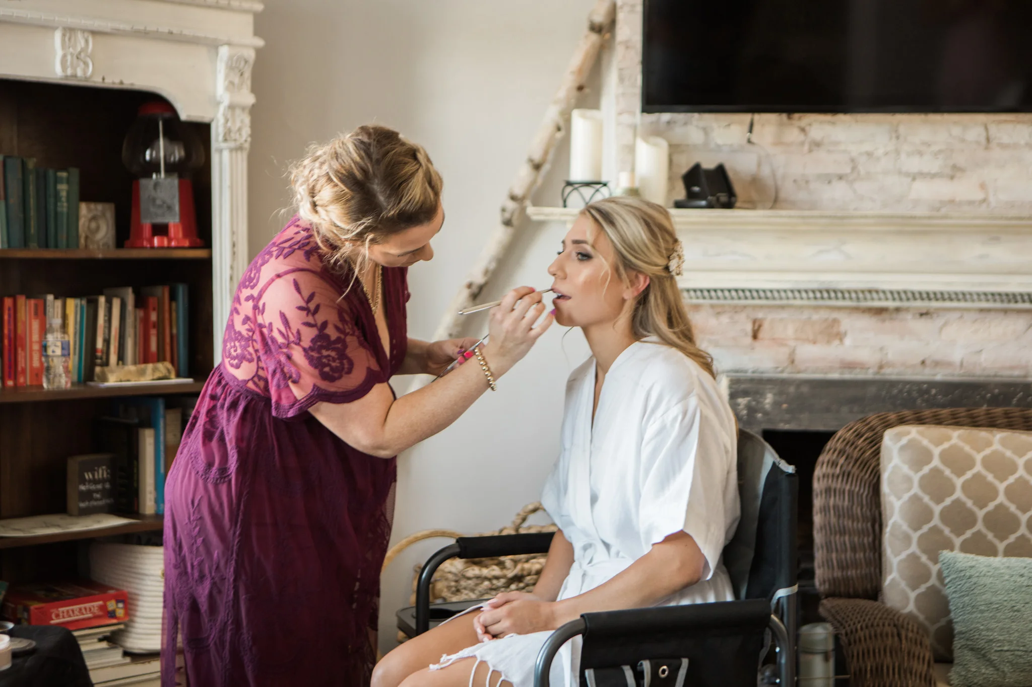 Amber Heater did a great job on all of the girls’ makeup.