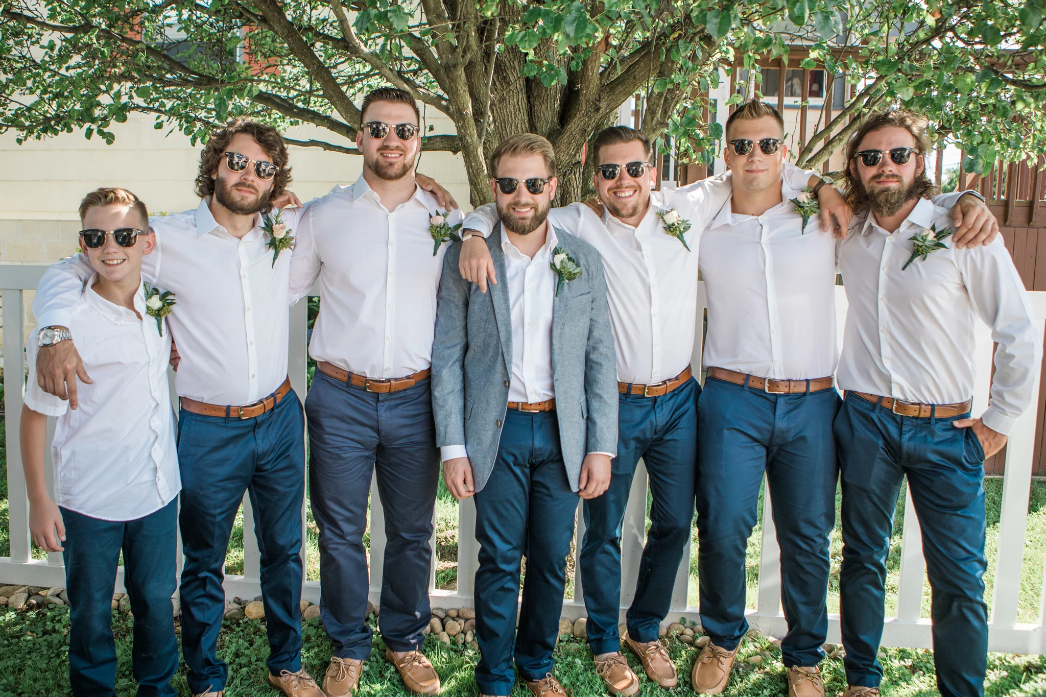 The guys had matching sunglasses, so we made sure to get plenty of photos of them rocking those shades!