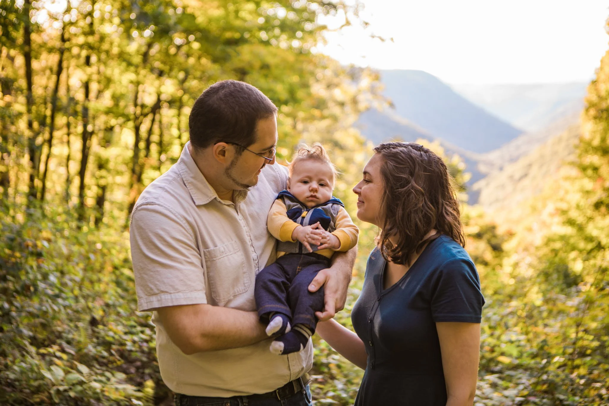 Thompson Family Photos at Babcock State Park