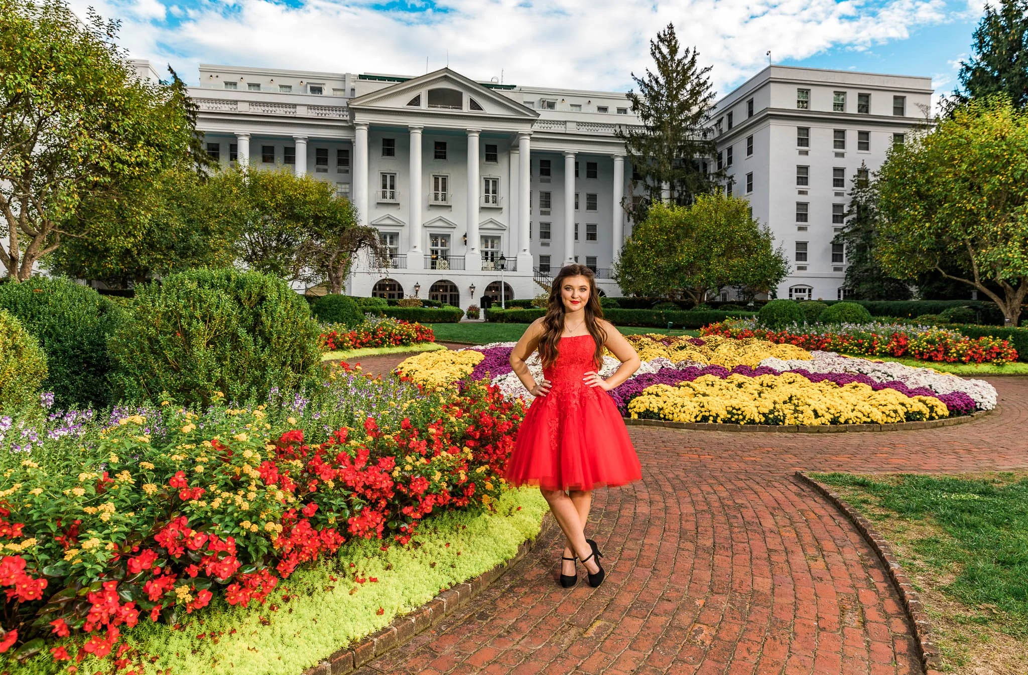 Bethany's Classy Senior Session At The Greenbrier