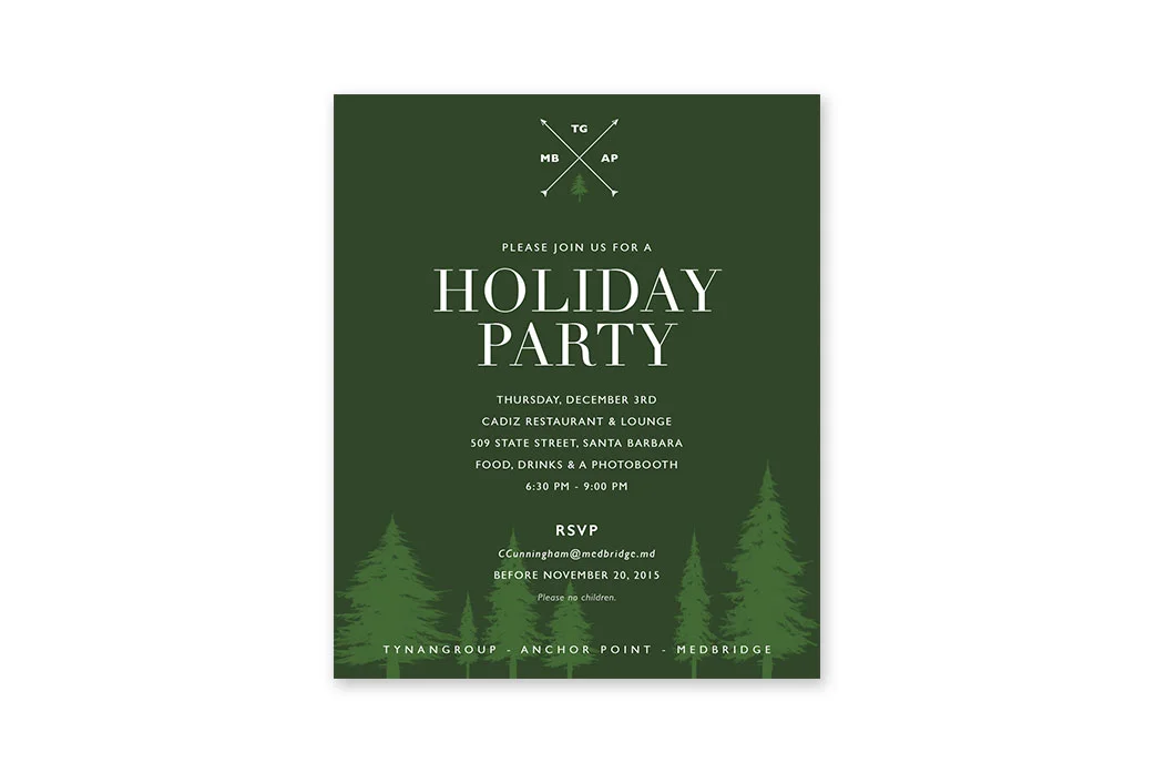 Holiday Party Invitation for MedBridge