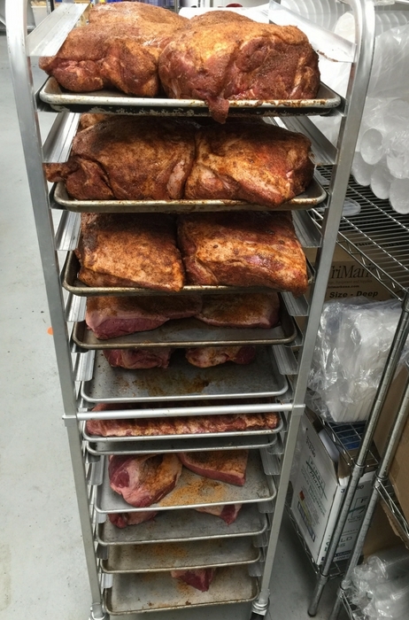 Brisket Tower - Catering | DOC's Smokehouse
