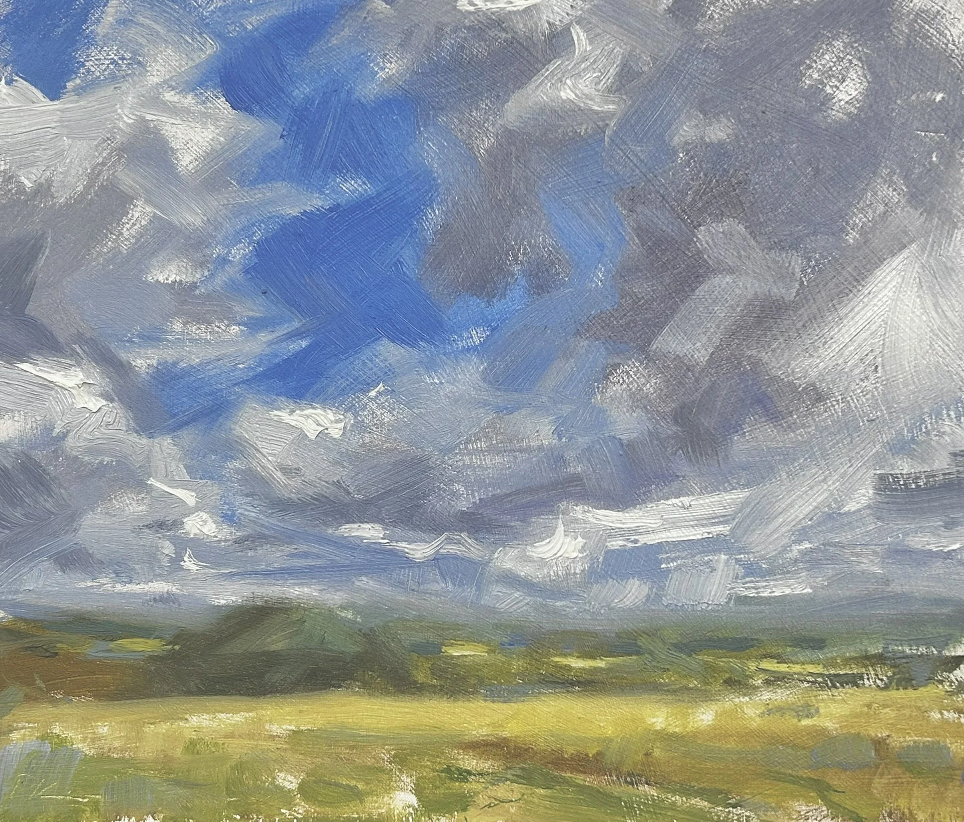 Summer Clouds across the Fields