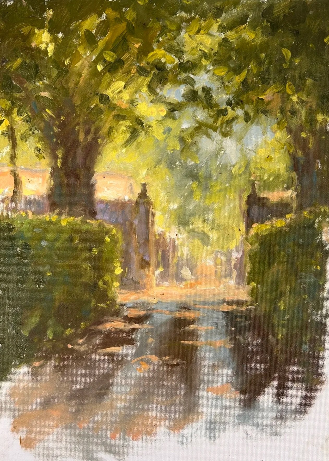 Arriving at the Chateau