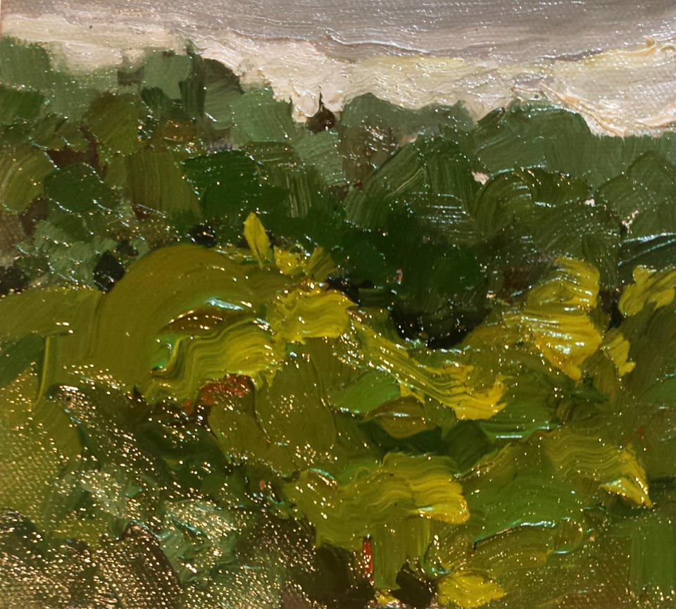 Untitled, Oil on panel, 6" x 6"