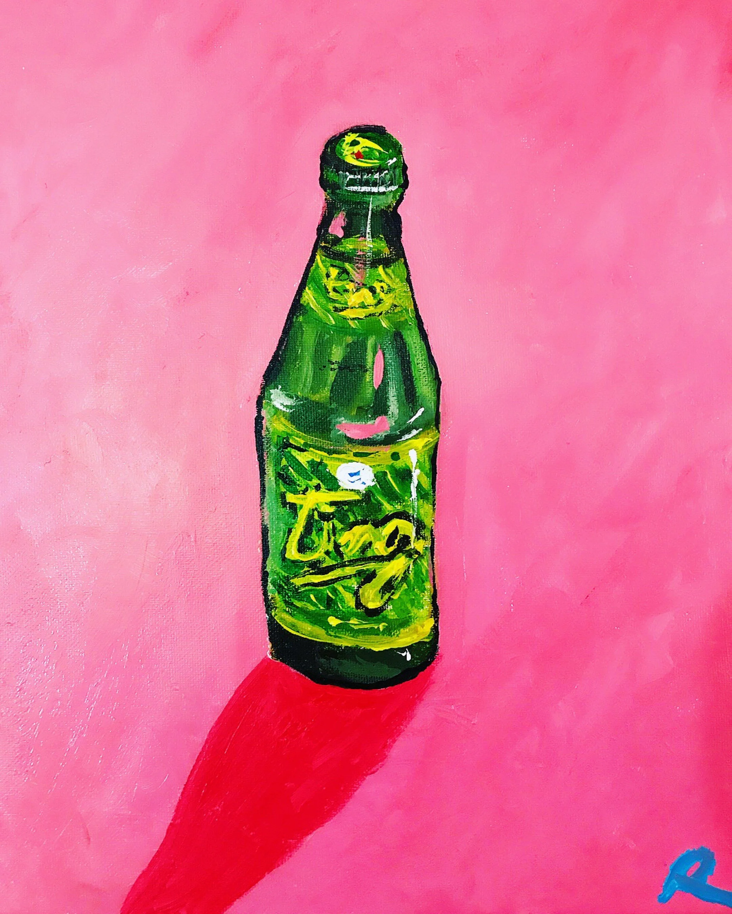 Ting. 11x14 Acrylic on Canvas. 🔎