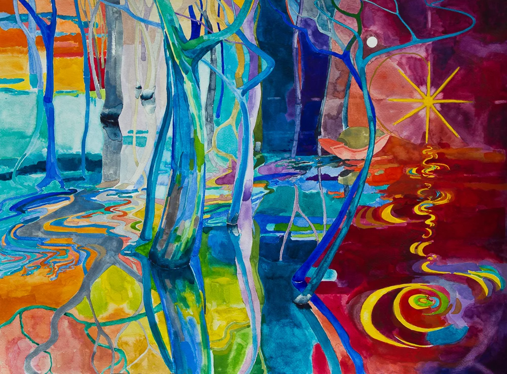 Flood 22x30" 2013 Watercolor Sold