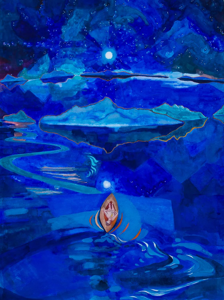 Passage 30x22" 2011 Watercolor