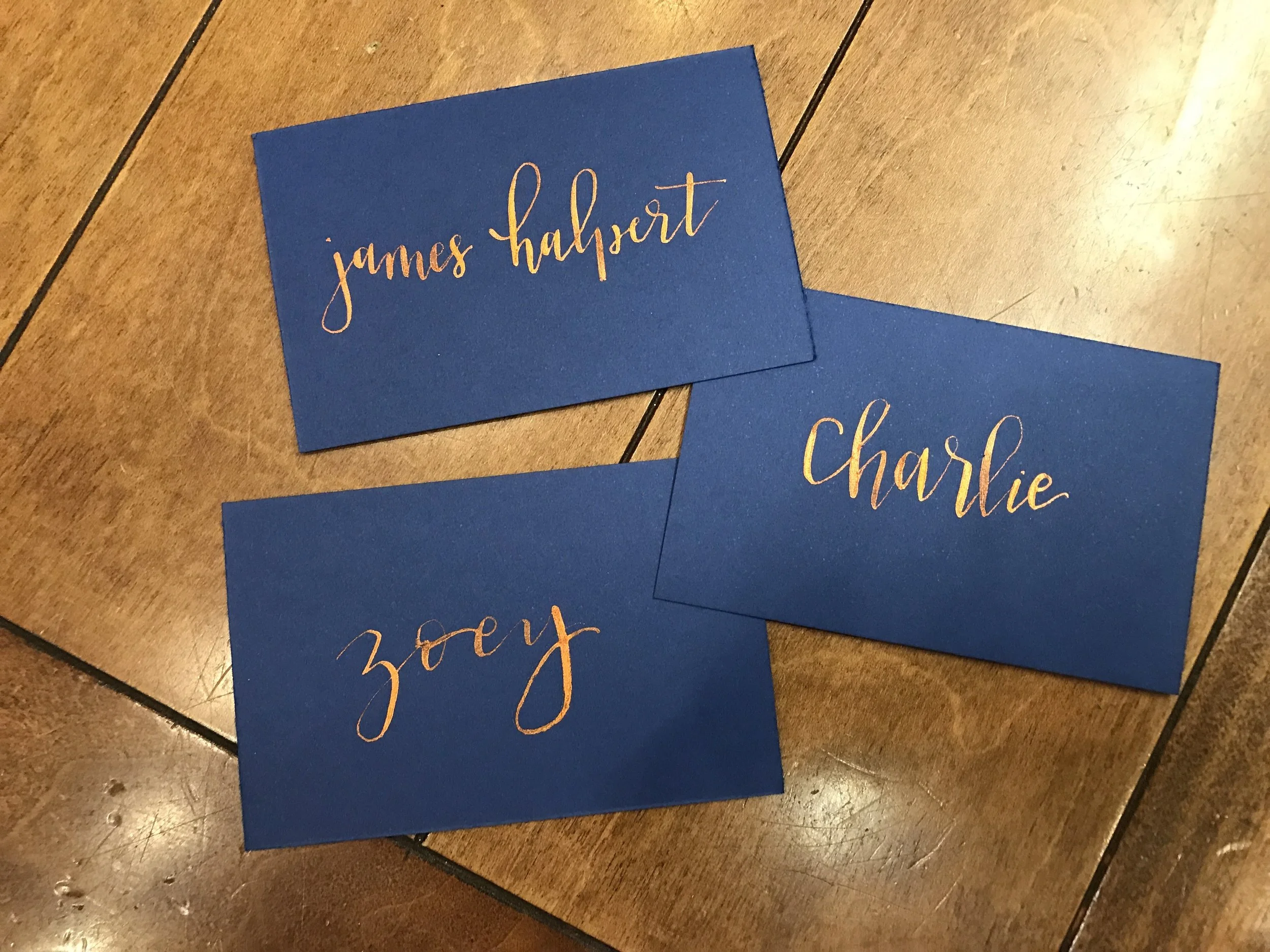 metallic ink, starting at $1.55