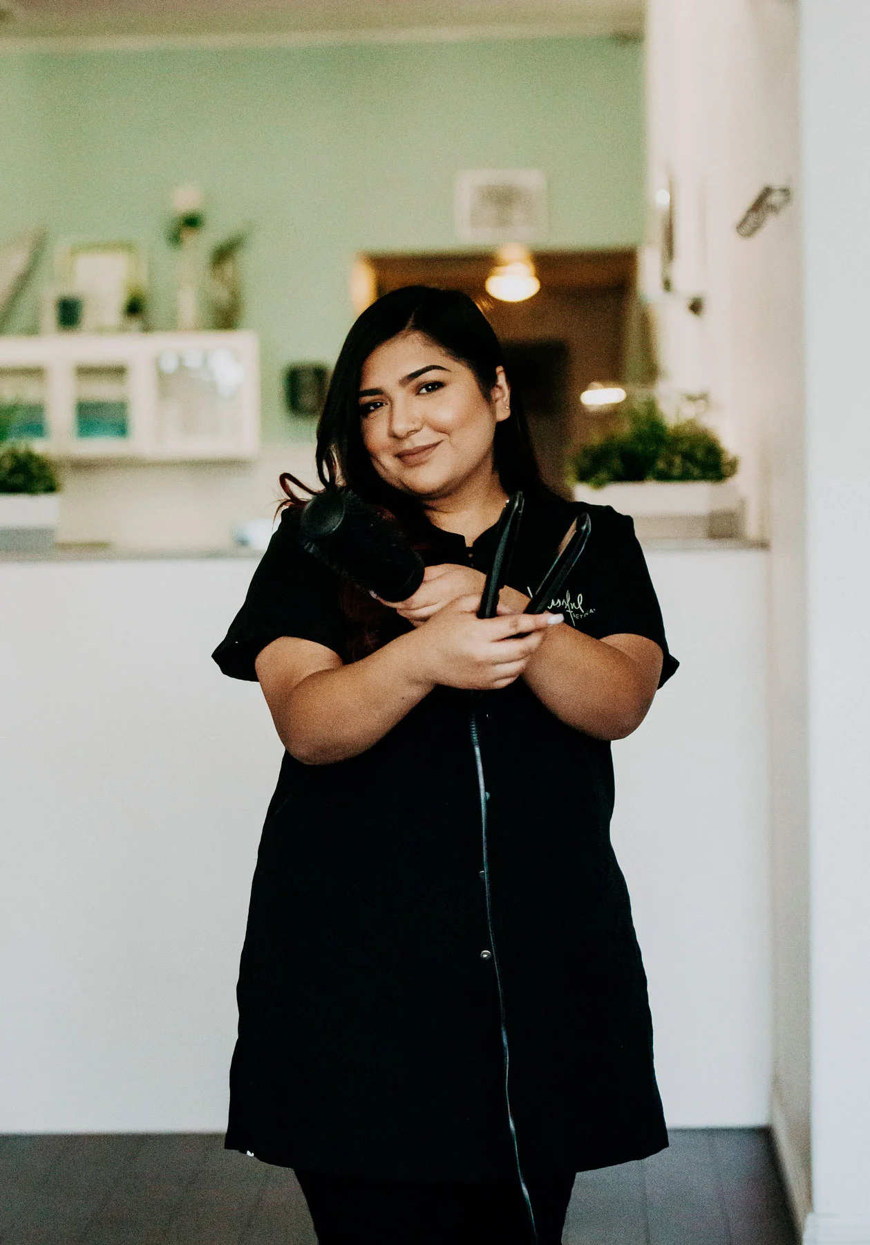 Celina Benavides • Stylist + Skin Therapist Like a sponge, Celina loves absorbing all of the goings on in Blissful Retreat. Her visual ability, creative mind, and natural coordination to learn all the in-depth services will surely make her a Master Stylist in this industry. What Celina enjoys most is customizing haircuts and colors to make it the client’s own; the same goes for her makeup artistry. Watching guests walk out feeling like a new and confident person gives her great pride in her craft.