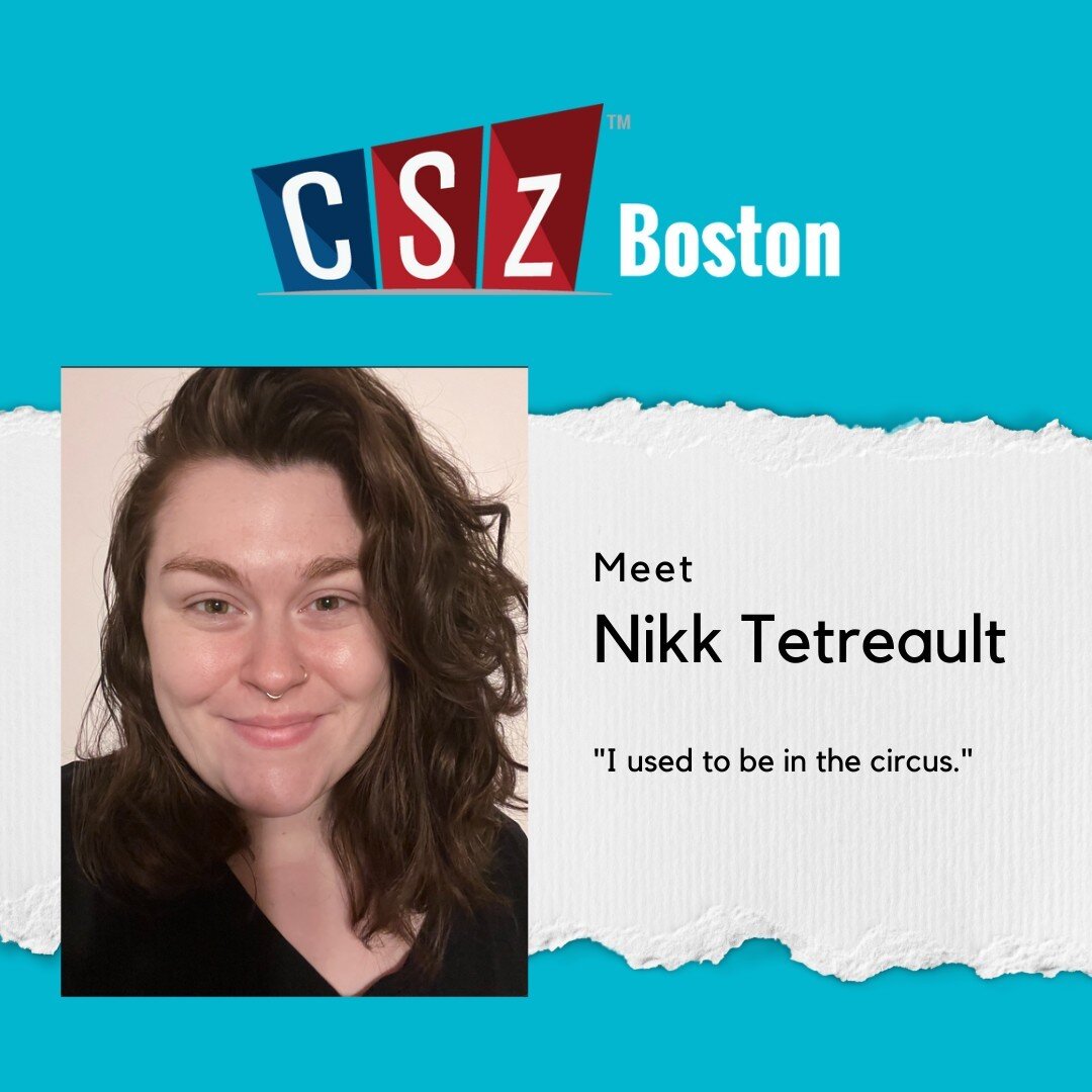 One of our newest cast members for the ComedySportz team; Welcome Nikk Tetreault 👏

Player nickname: Nikk'&quot;ed myself shaving and it hurt&quot; Tetreault
Favorite CSz game: It's Not You It's Me
Fun fact: &quot;I used to be in the circus.&quot;
.