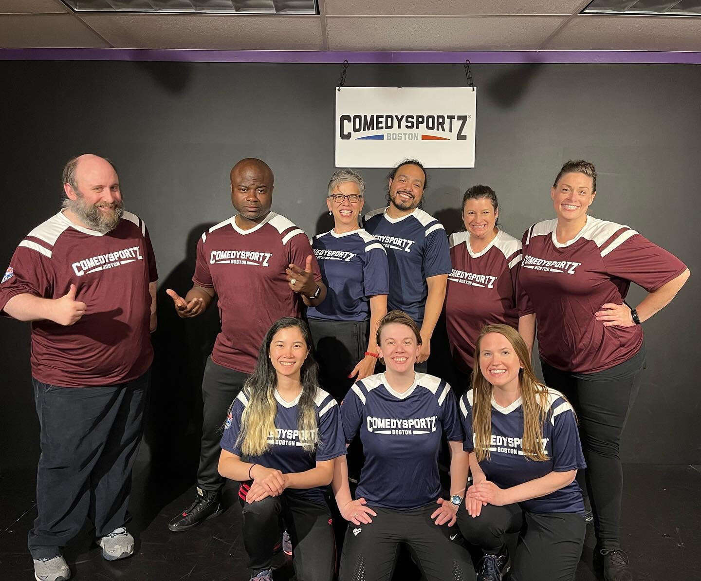 Players, are you ready?

About the 📸: New ComedySportz Players take the field for their first match post training 💙❤️

#ComedySportz #ComedySportzBoston #CSzBoston #CSzWorldwide

#Improv #Improvisation #Comedy #Boston #BostonComedy

#ROSlove #Rosli