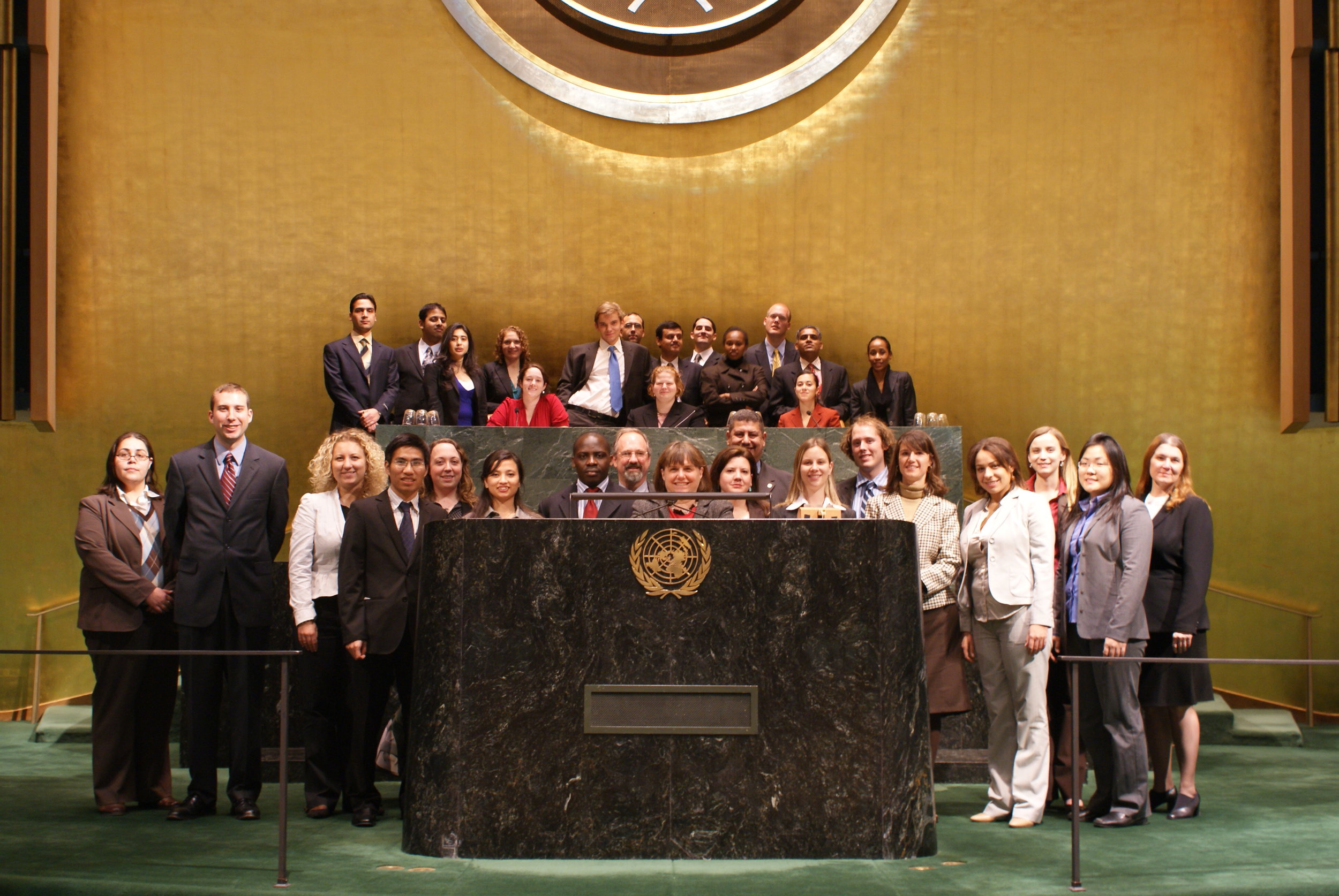  Maxwell Humanitarian Action Class in New York at the UN General Assembly (2008) 