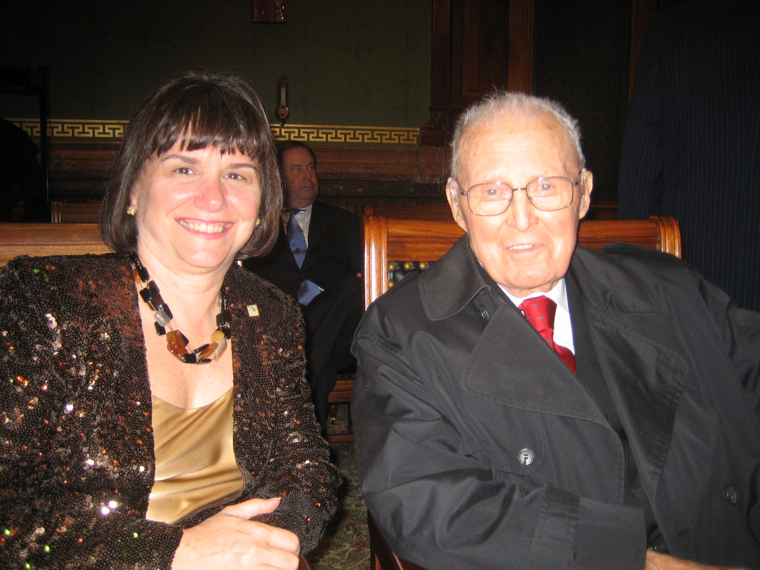  World Food Prize event &nbsp;With Dr Norman Borlaug (2007) 