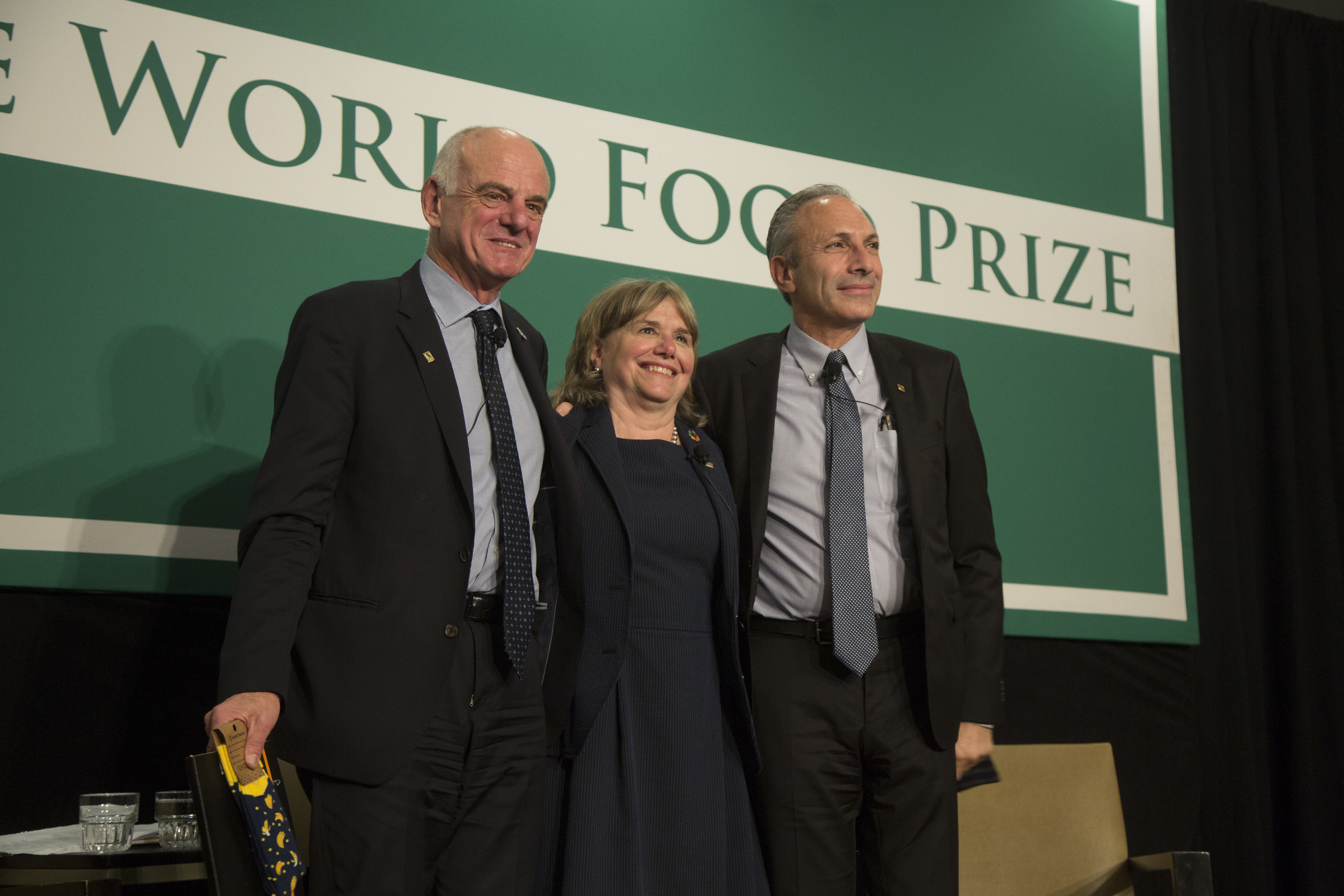  2018 World Food Prize Laureates, Dr. David Nabarro, Dr. Lawrence Haddad at their Laureate Panel Moderated by Catherine Bertini 
