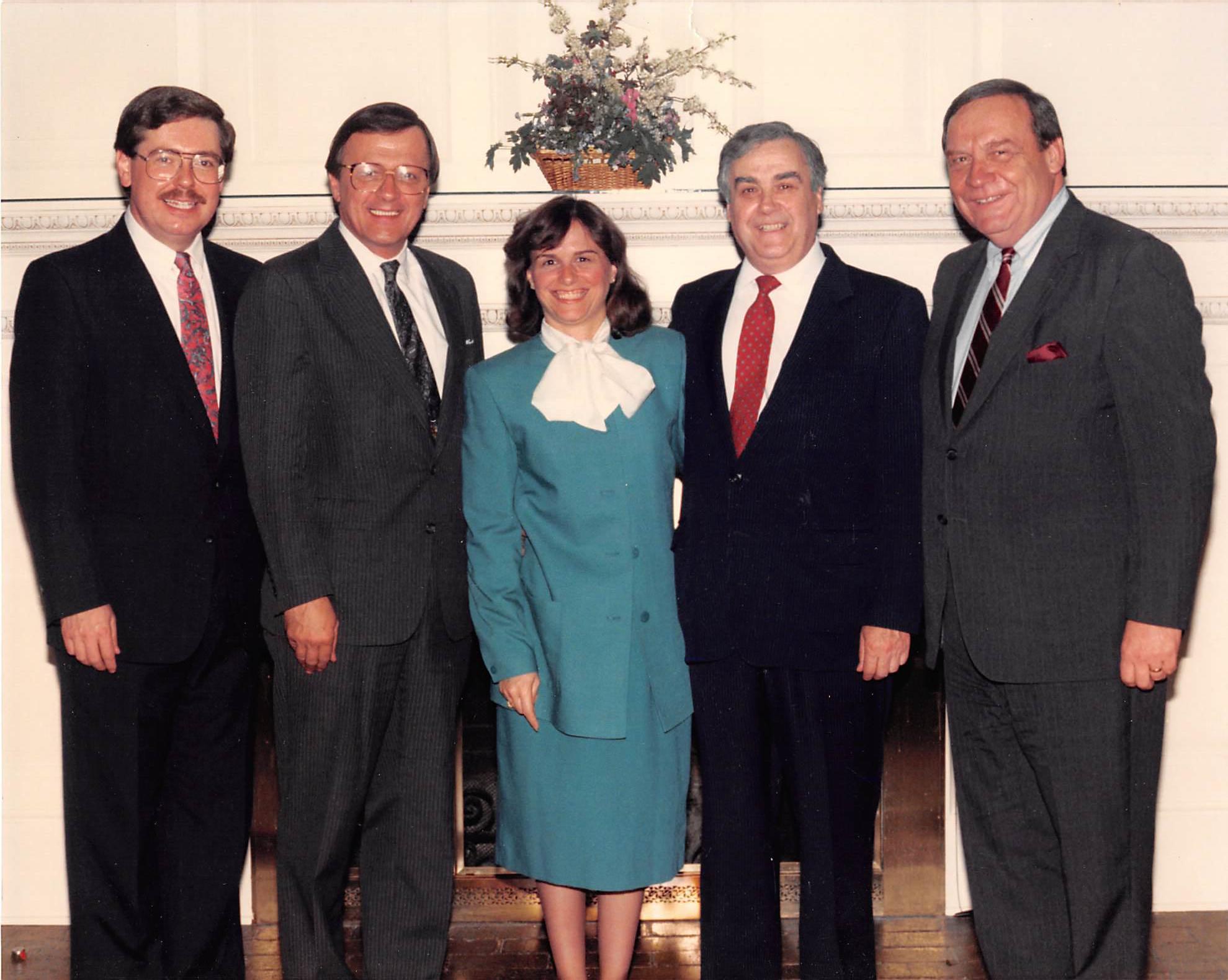  Senator Jim Seward, Congressman Sherry Boehlert, Catherine Bertini, Fulvio Bertini, Assemblyman Clarence Rappelyea 