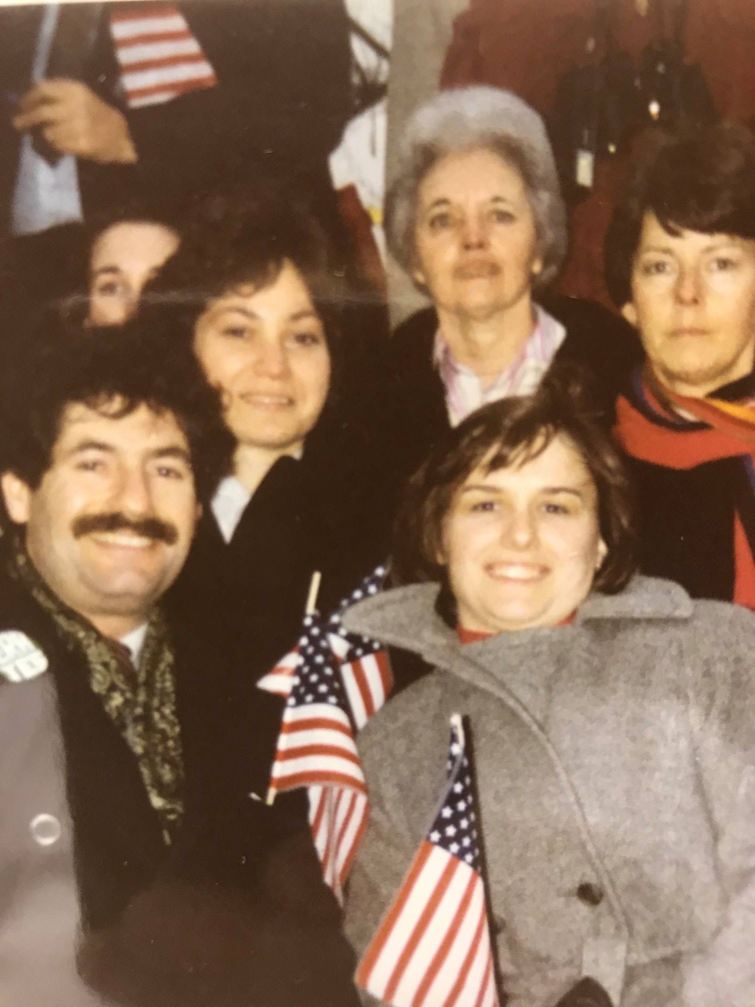  Presidential Inauguration – Joseph Forstadt, Betsy Ring, Connie Whitton, Barbara Wortley, Catherine Bertini and Nancy Thompson (1981) 