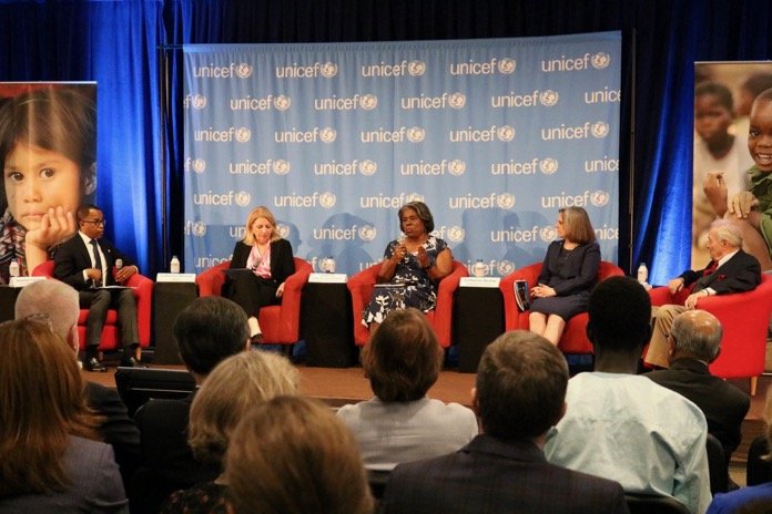  UNICEF Panel on dire impact on children of global food insecurity with executive director Catherine Russell, USUN Ambassador Linda Thomas-Greenfield and Jonathan Capehart of CNN (2022) 