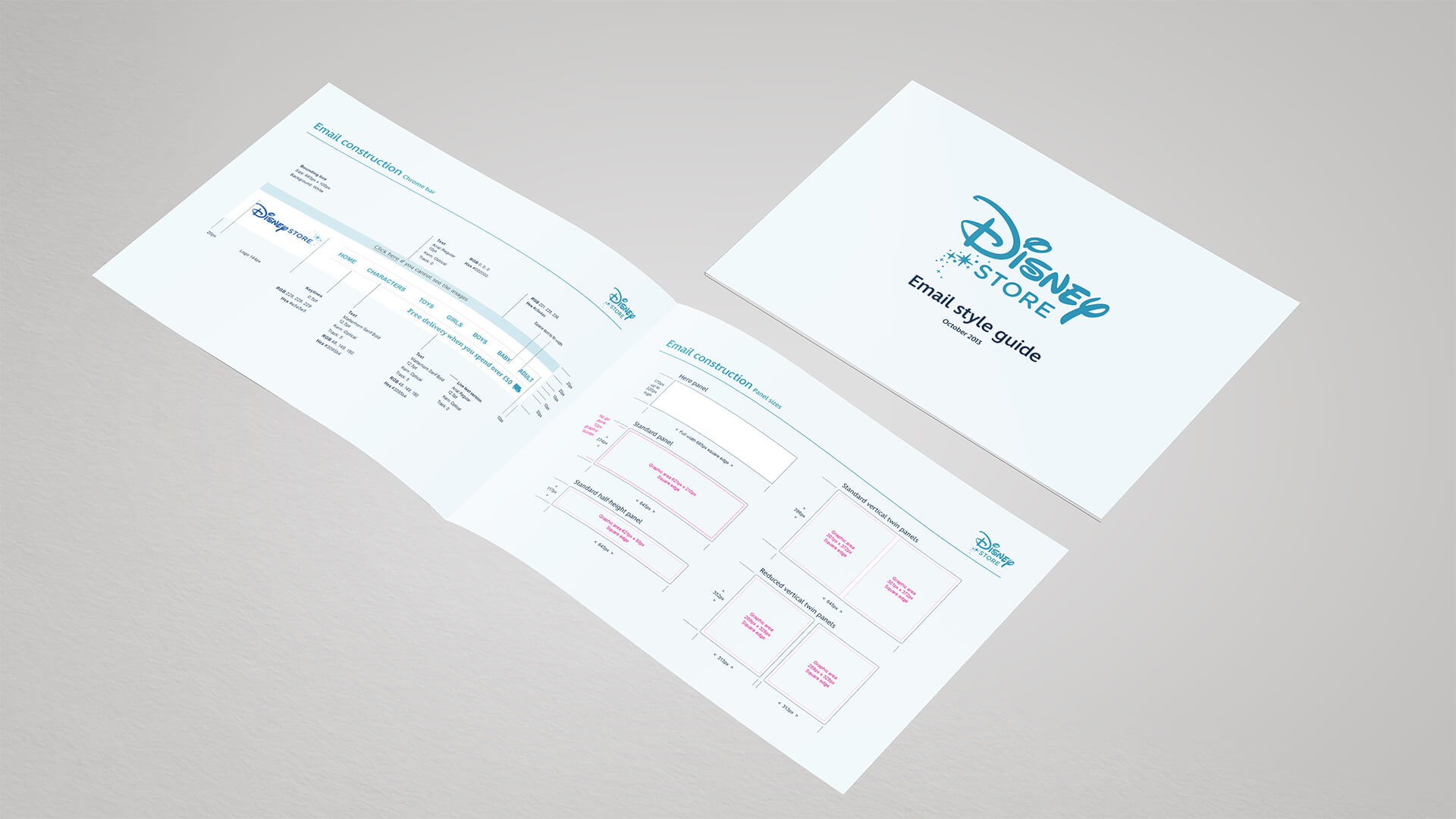 Disney Store - Email style guide