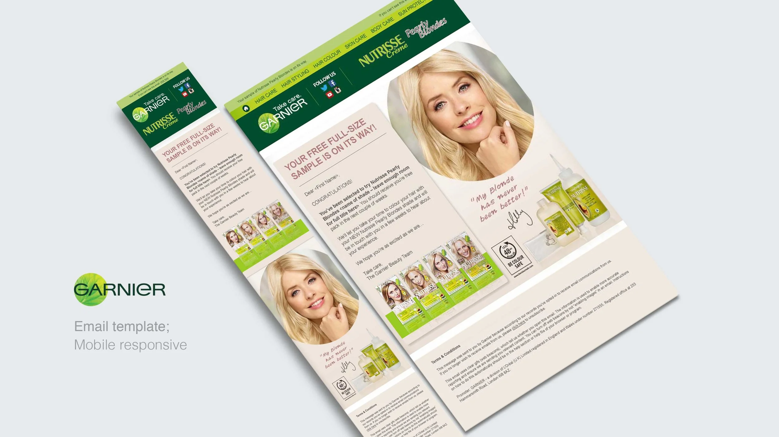 Garnia - mobile responsive email template