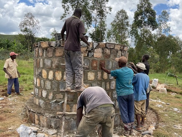Tank 1 under construction.JPG