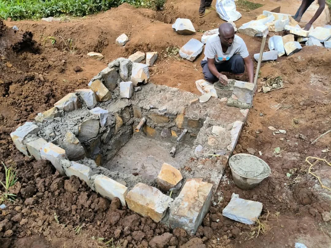 Collection chamber under construction.jpg