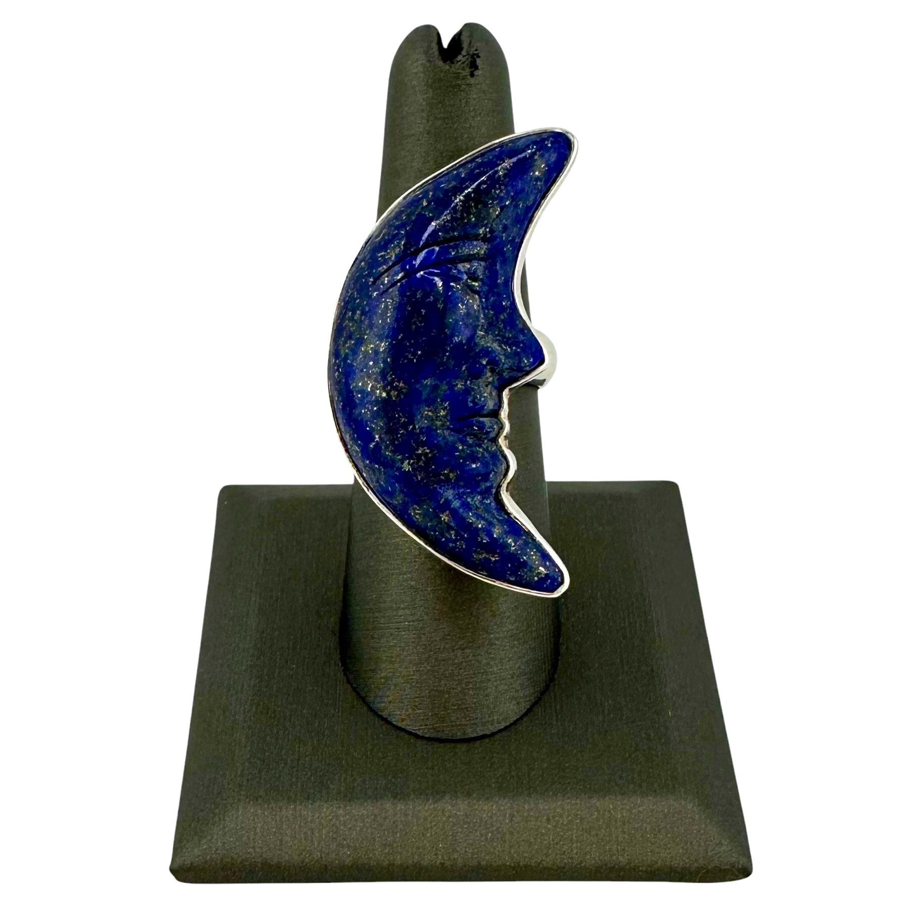 Carved Lapis Lazuli Crescent Moon Ring set in Sterling Silver-IMG_6006-Photoroom.jpg