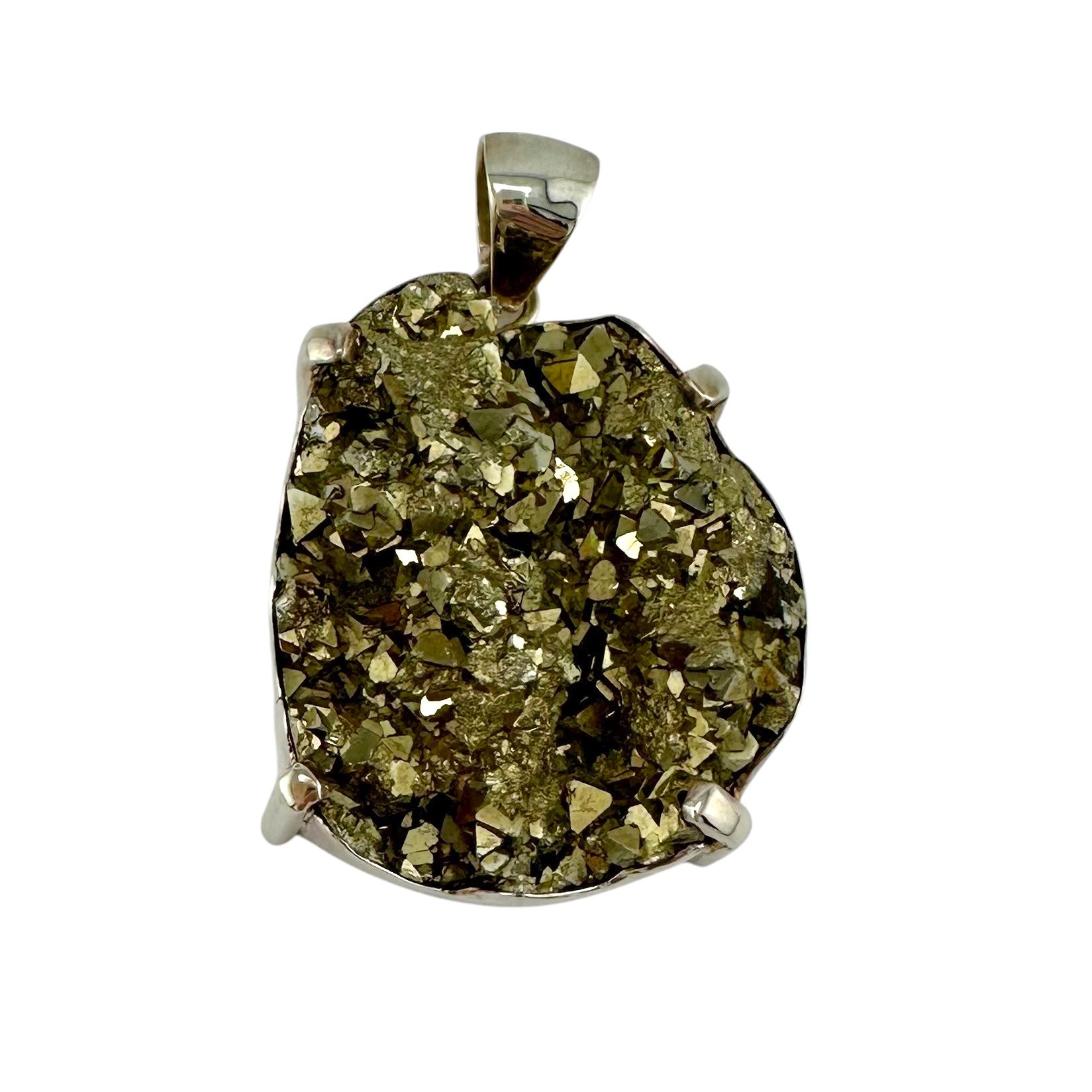 Raw Pyrite Statement Pendant set in sterling silver-IMG_5550-Photoroom.jpg
